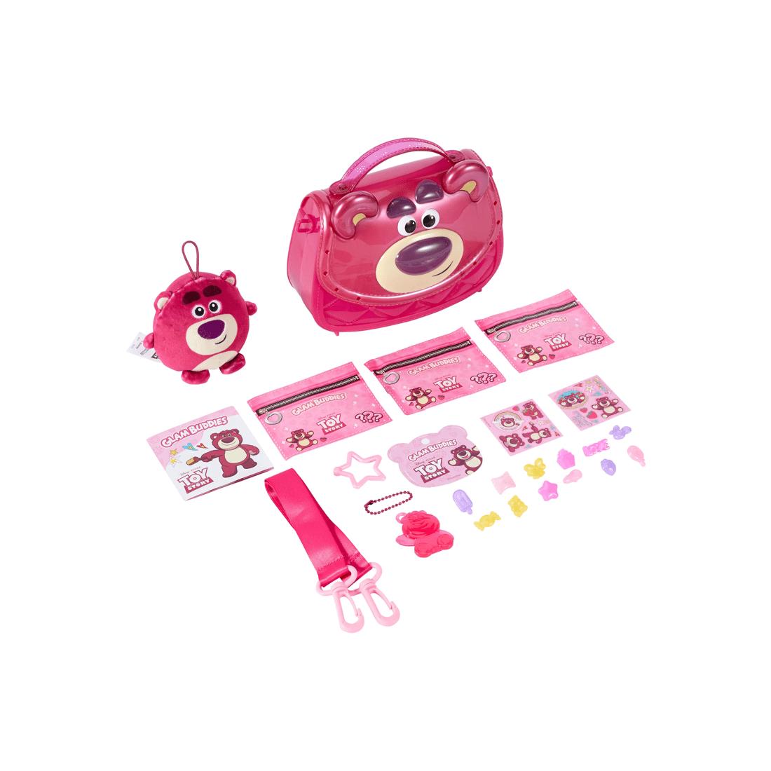 3 Glam Buddies x Disney Pixar Toy Story Lotso Surprise Purse, 3 of 10