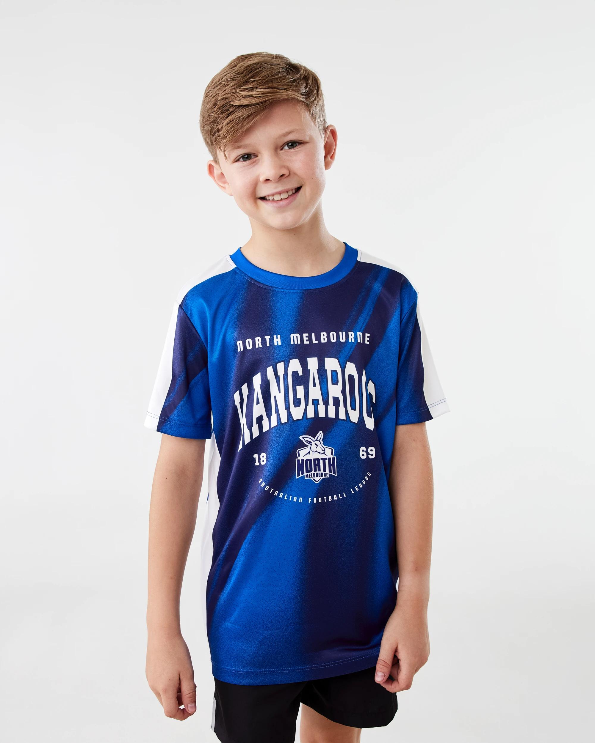 1 Official AFL Youth Training T-shirt Kangaroos, 1 of 9