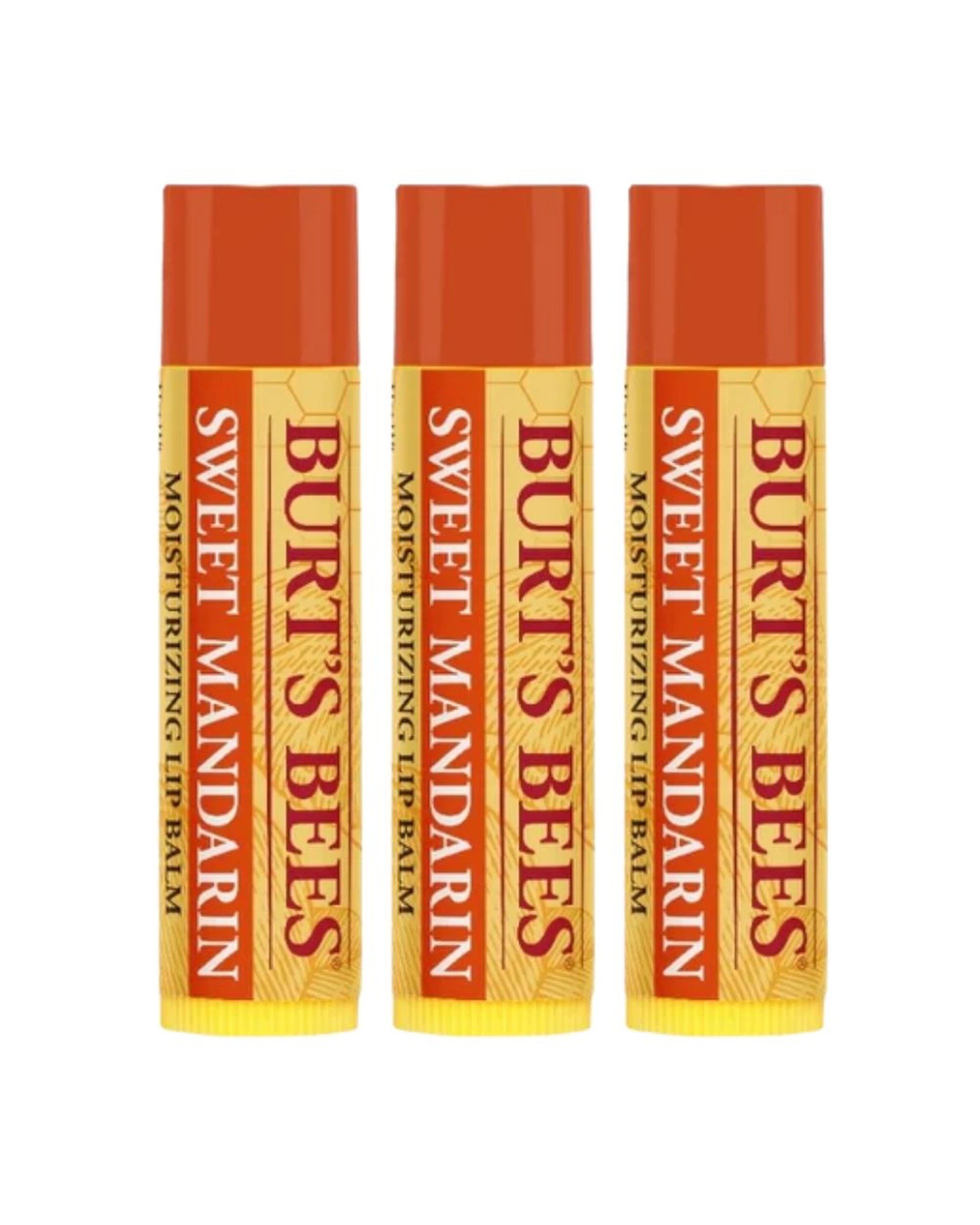 1 3 x Burt's Bees Sweet Mandarin Lip Balm 4.25g, 1 of 1