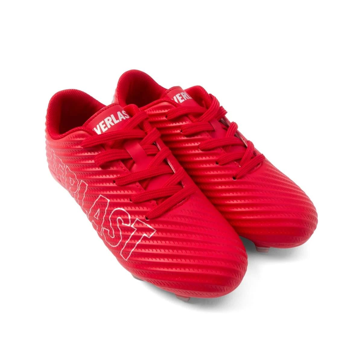 4 Everlast Kids Westchester Footy Boots CHINESE RED, 4 of 5