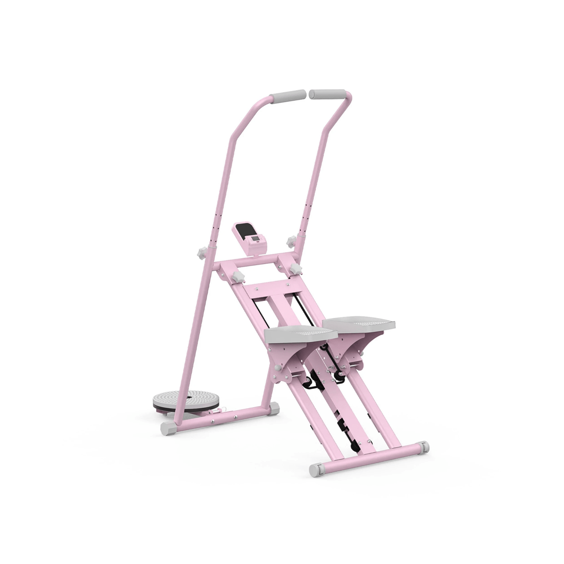 3 Advwin Vertical Climber Exercise Machine Adjustable Stair Stepper Pink&Purple, 3 of 6