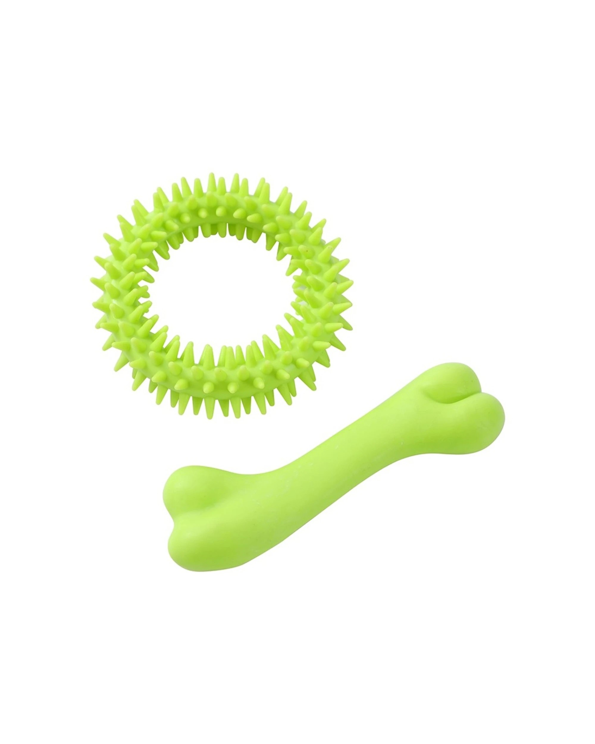 7 Paws And Claws 6x 2pc Mini TPR Bone And Ring Pet Dog Chew Fetch Toy Set - Multi, 7 of 9