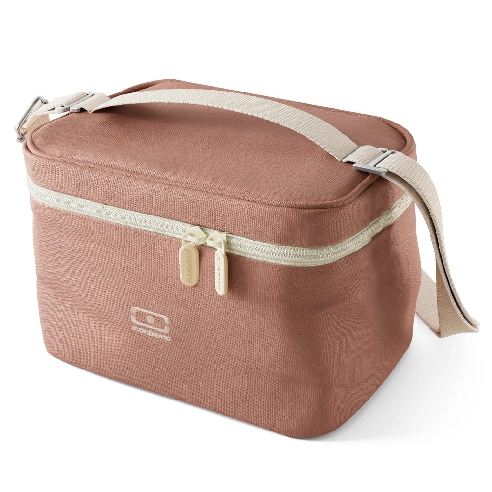 1 Monbento Arctic Insulated Cooler Lunch Bag Moka - Pink - Pink, 1 of 5