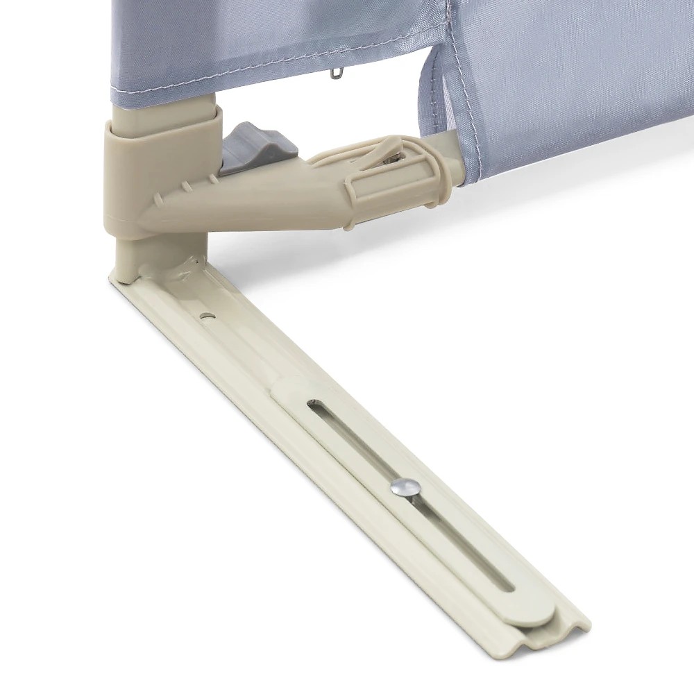 6 Playpals Baby Bed Rail 180x98CM Height Adjustable Kids Safety Toddler Protect - Grey, 6 of 6