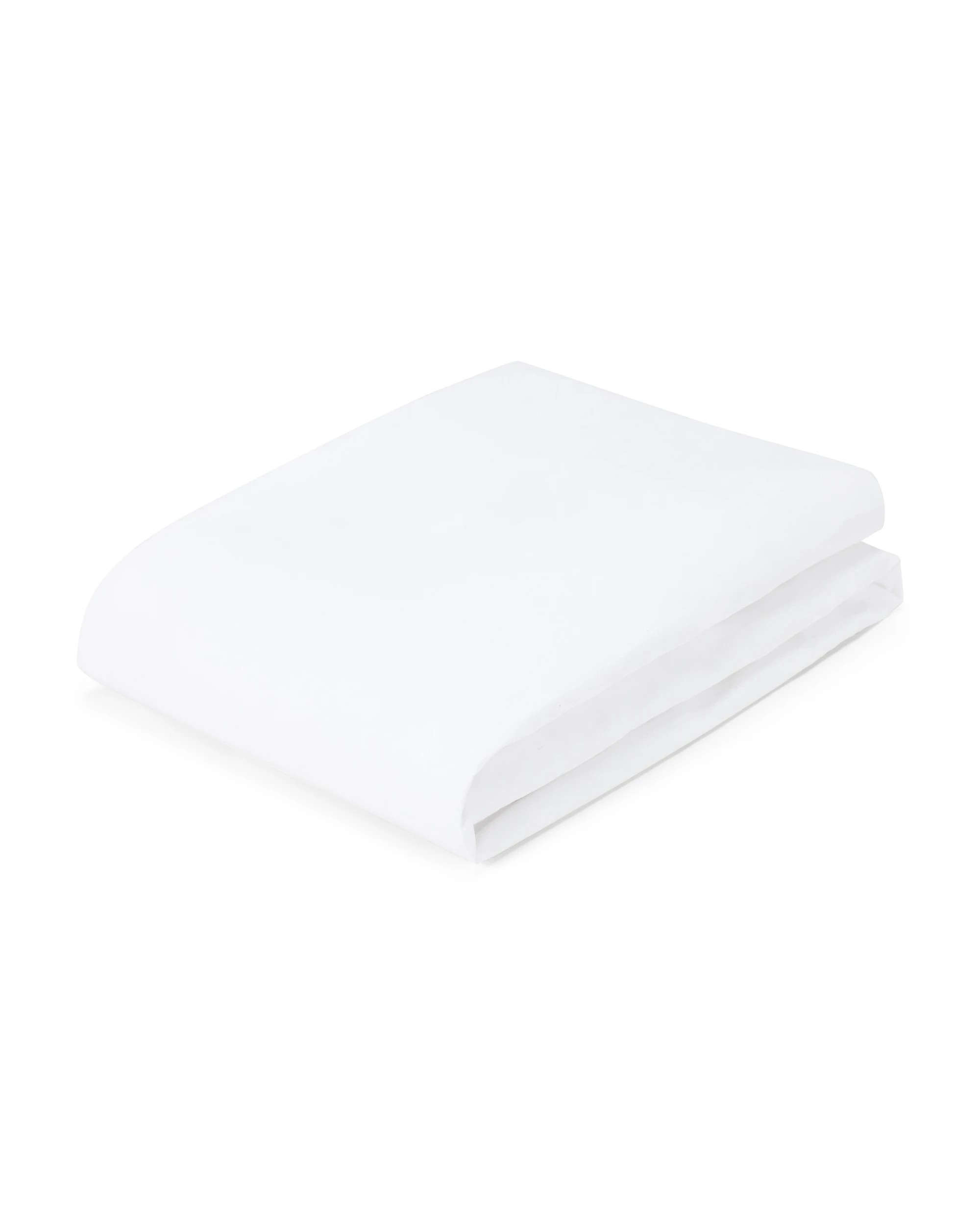 2 180 Thread Count Fitted Sheet - Double Bed, White, 2 of 4