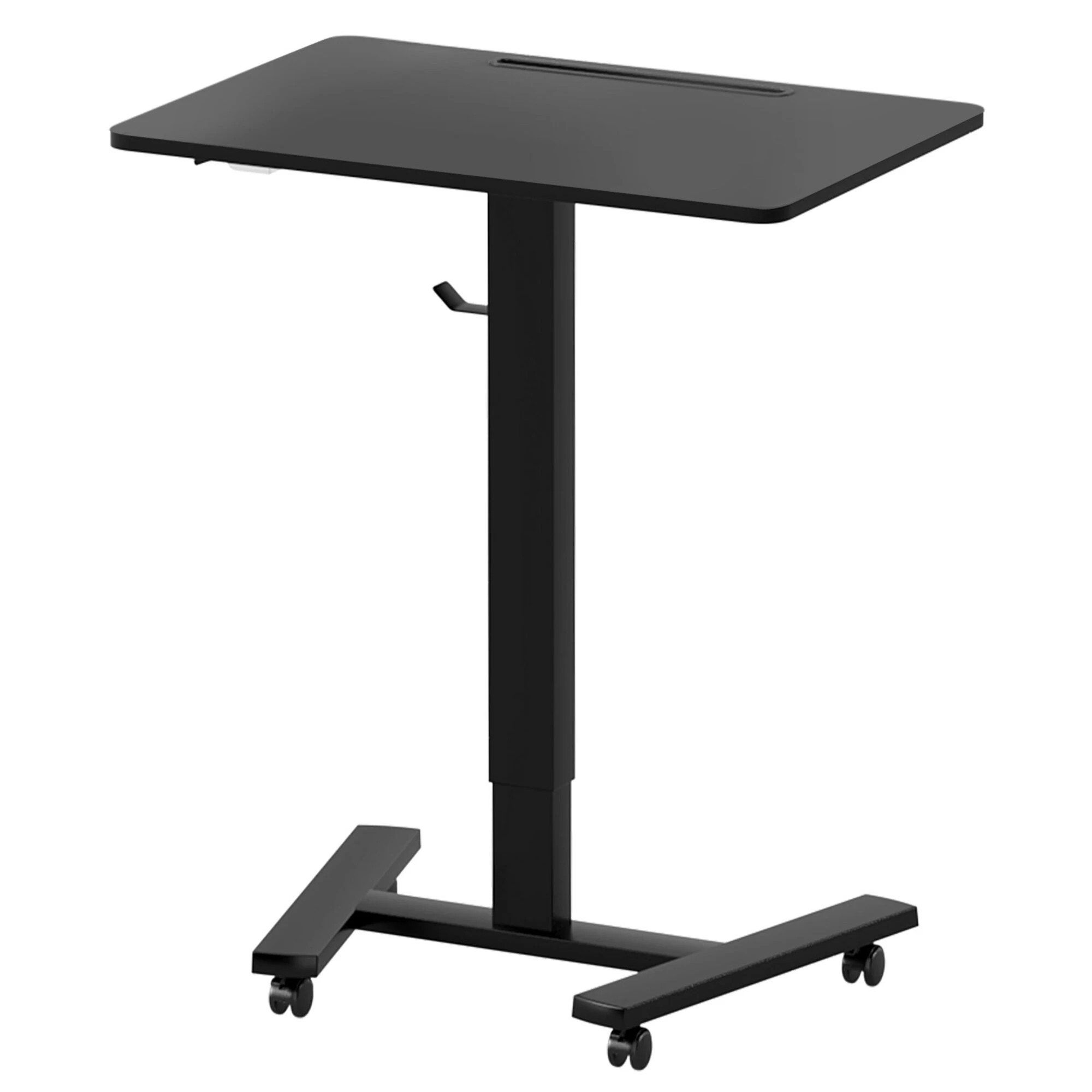 1 Levede Mobile Standing Desk with Wheels - Black, 1 of 9