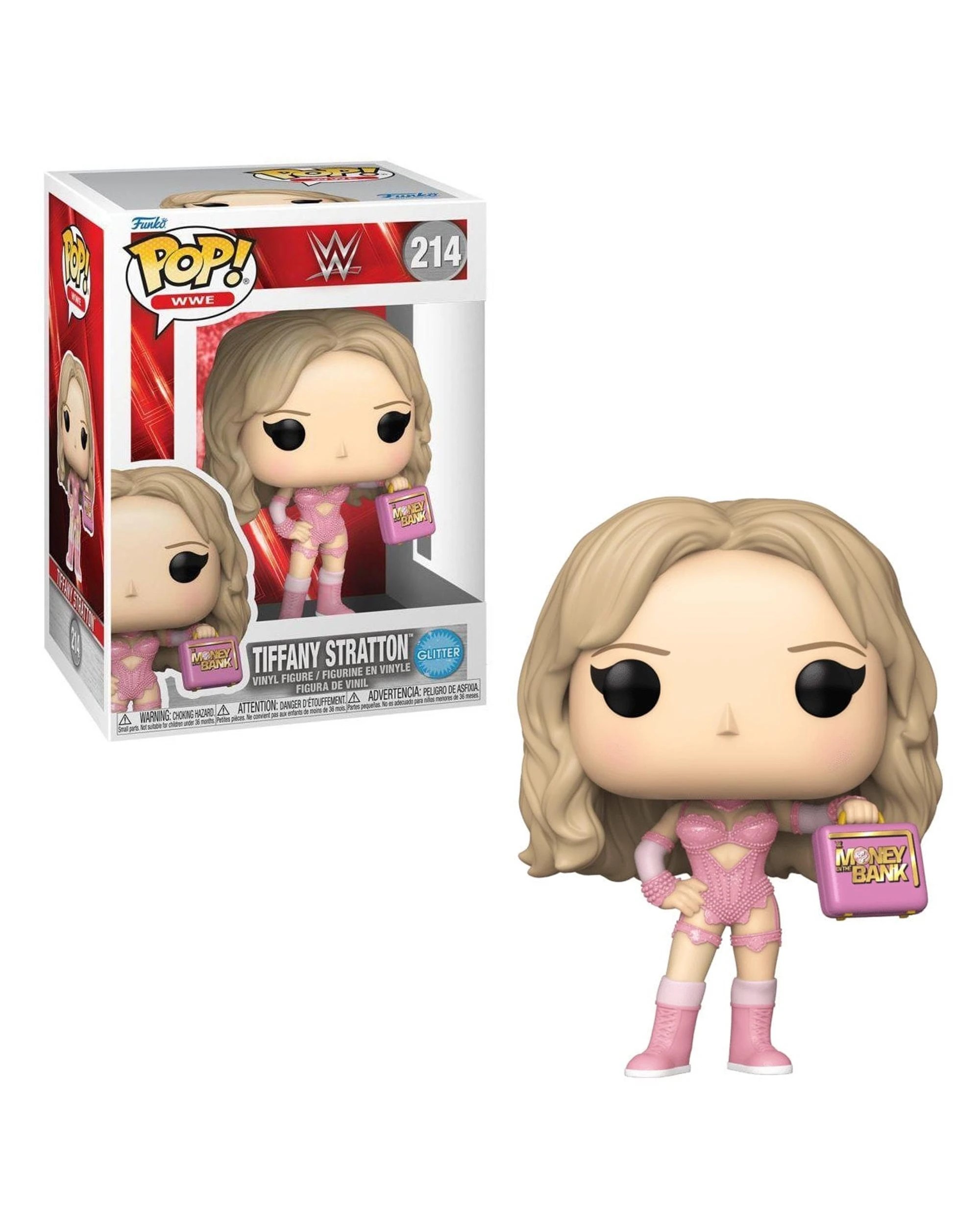 1 WWE Tiffany Stratton - MITB -  Glitter Funko POP! Vinyl, 1 of 3