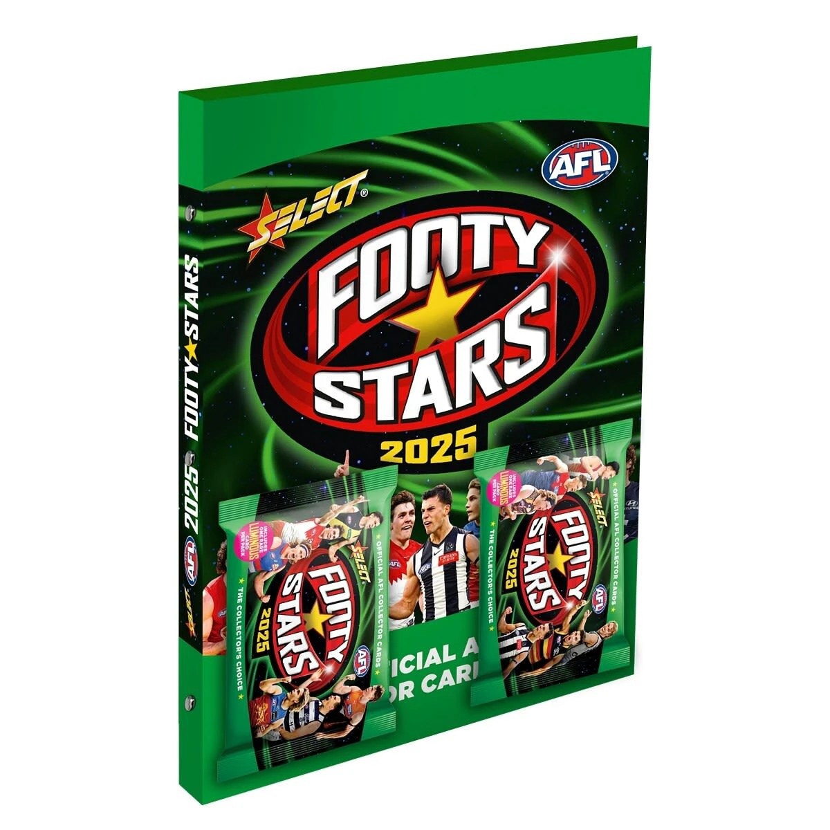 2 Official Select AFL Footy Stars 2025 Collector Card Album, 2 of 2
