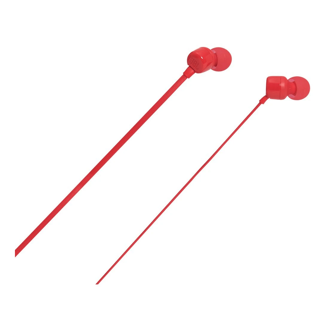 2 JBL T110 Earphones Red, 2 of 3
