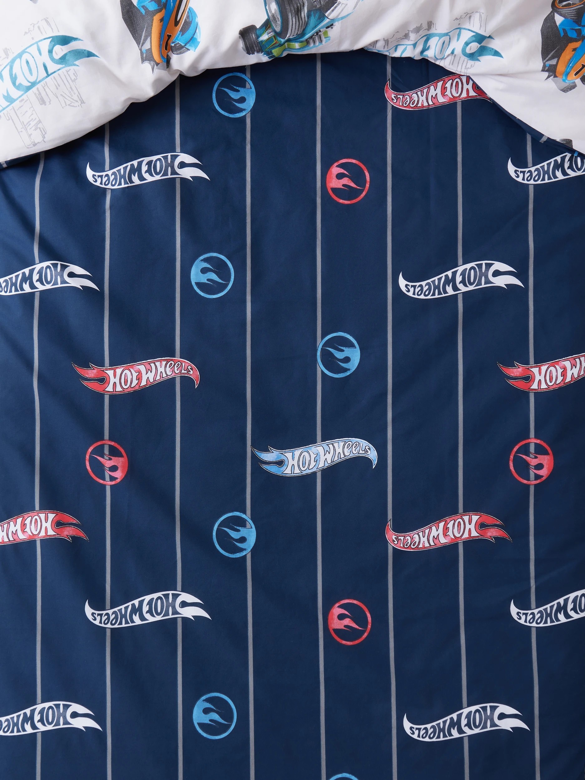 4 Hot Wheels Kids Quilt Cover Set - Single Bed - Blue, 4 of 4