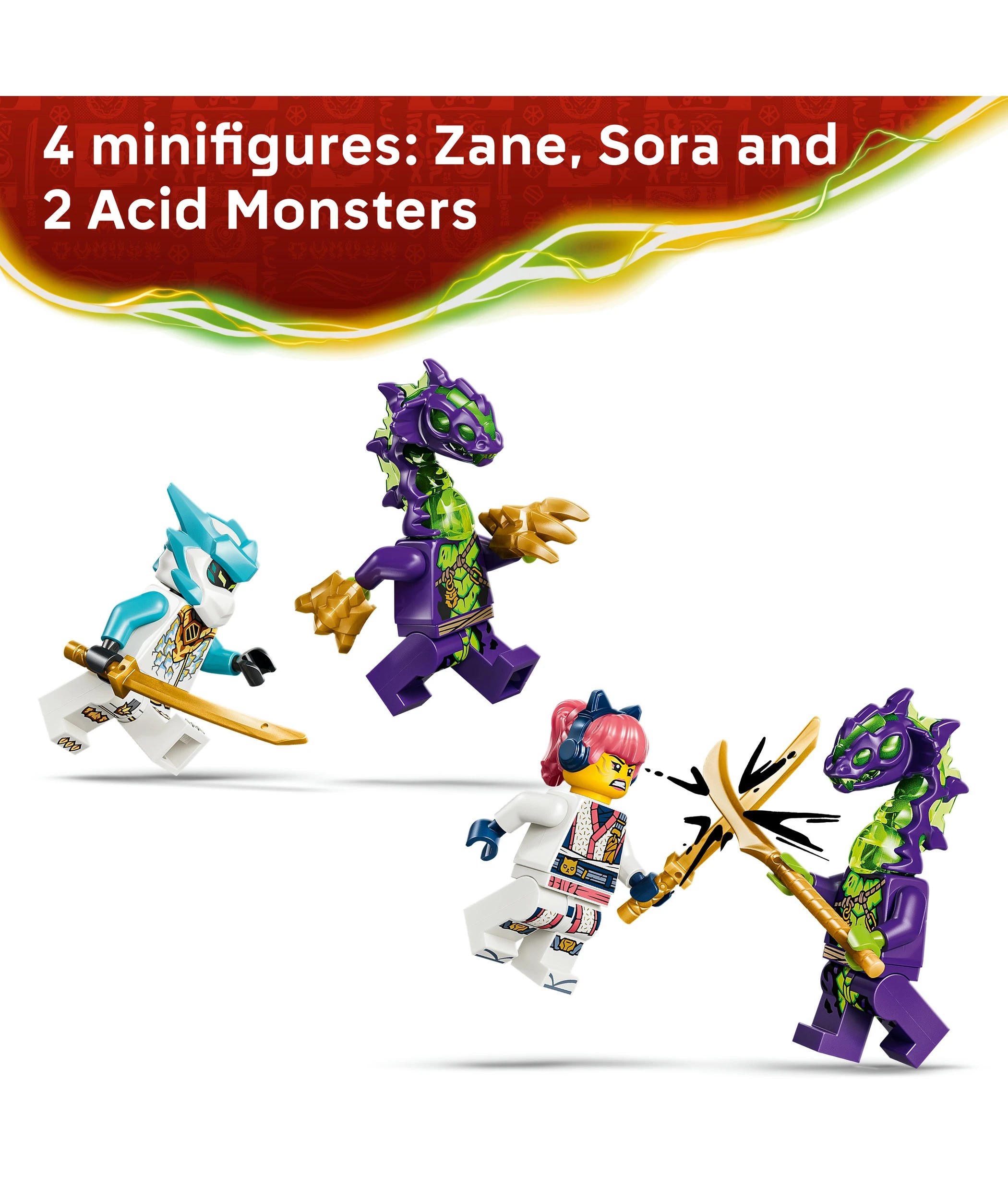 7 LEGO Ninjago Zane's Ice Dragon Battle 71865, 7 of 9