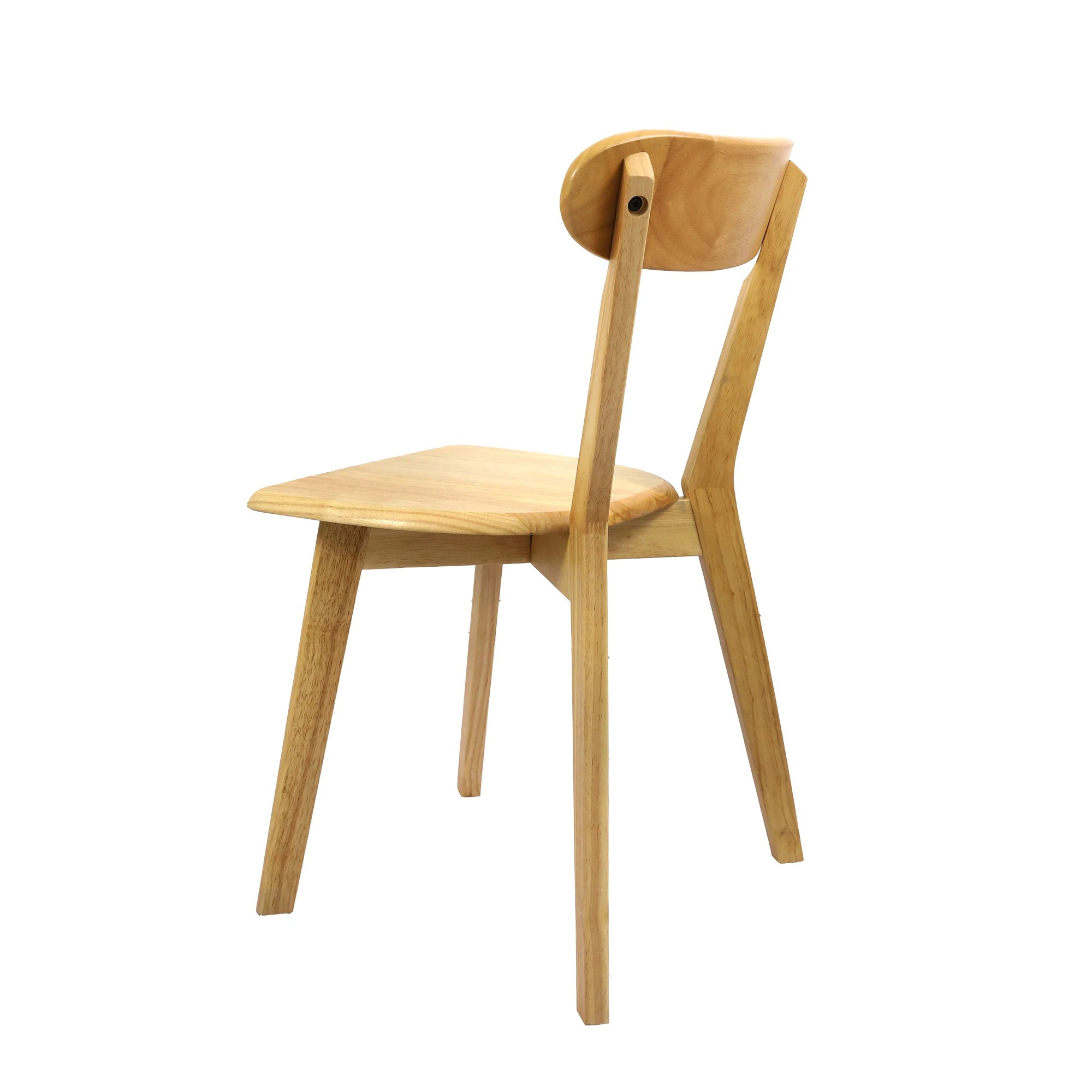 2 Levede Set Of 6 Levede Rubberwood Dining Chairs Natural, 2 of 5
