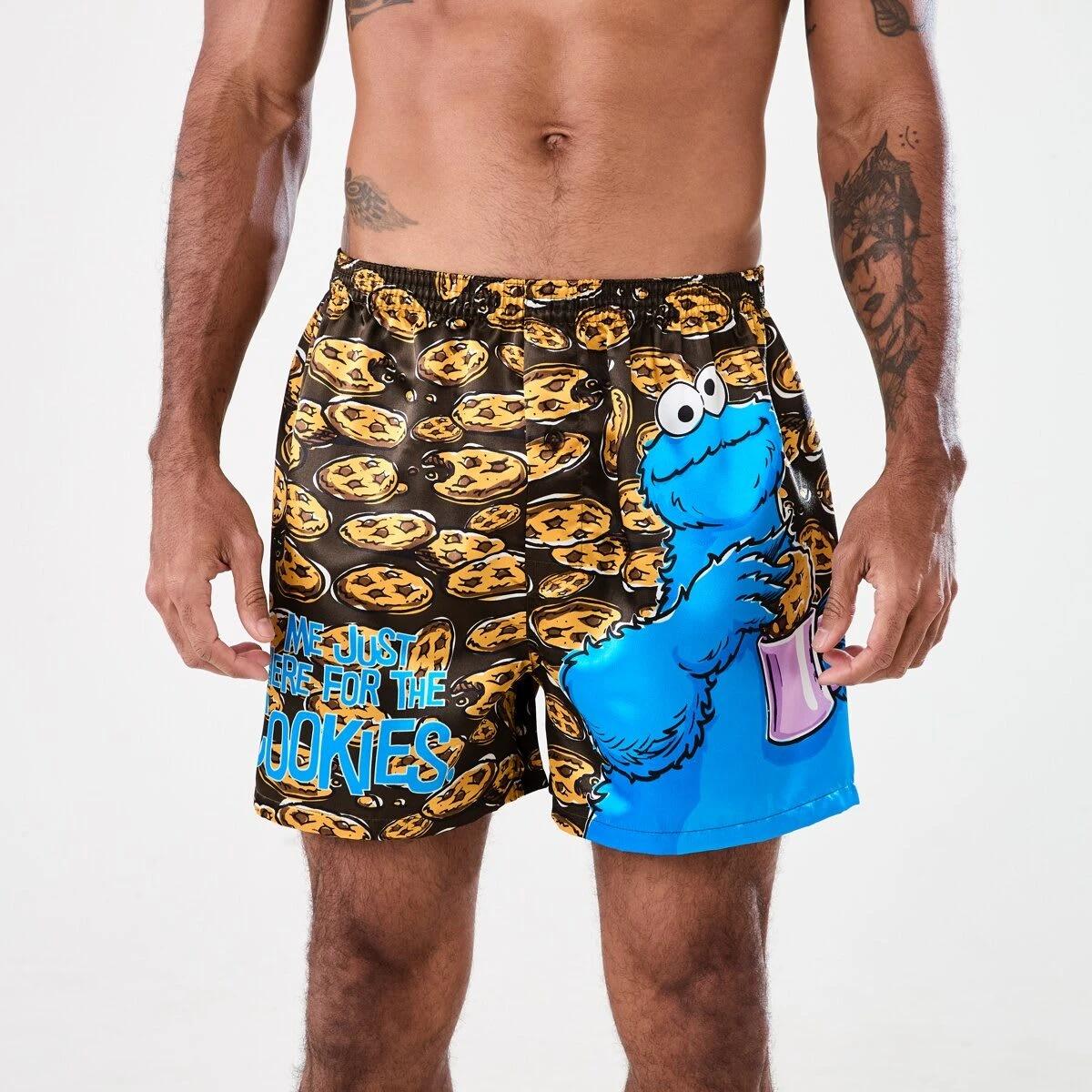 1 Cookie Monster License Boxers COOKIE MONSTER, 1 of 6