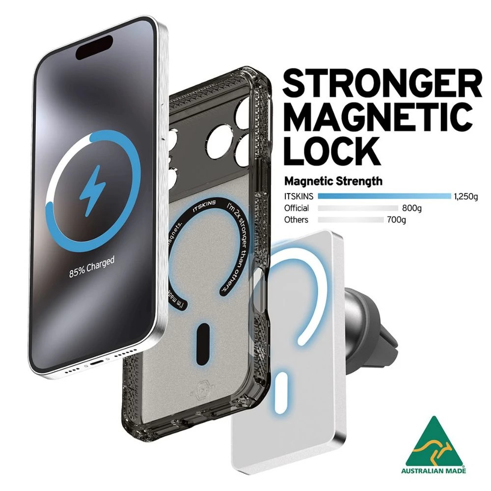 7 Itskins Made in Australia Magsafe Case iPhone 17 Pro Black, 7 of 7