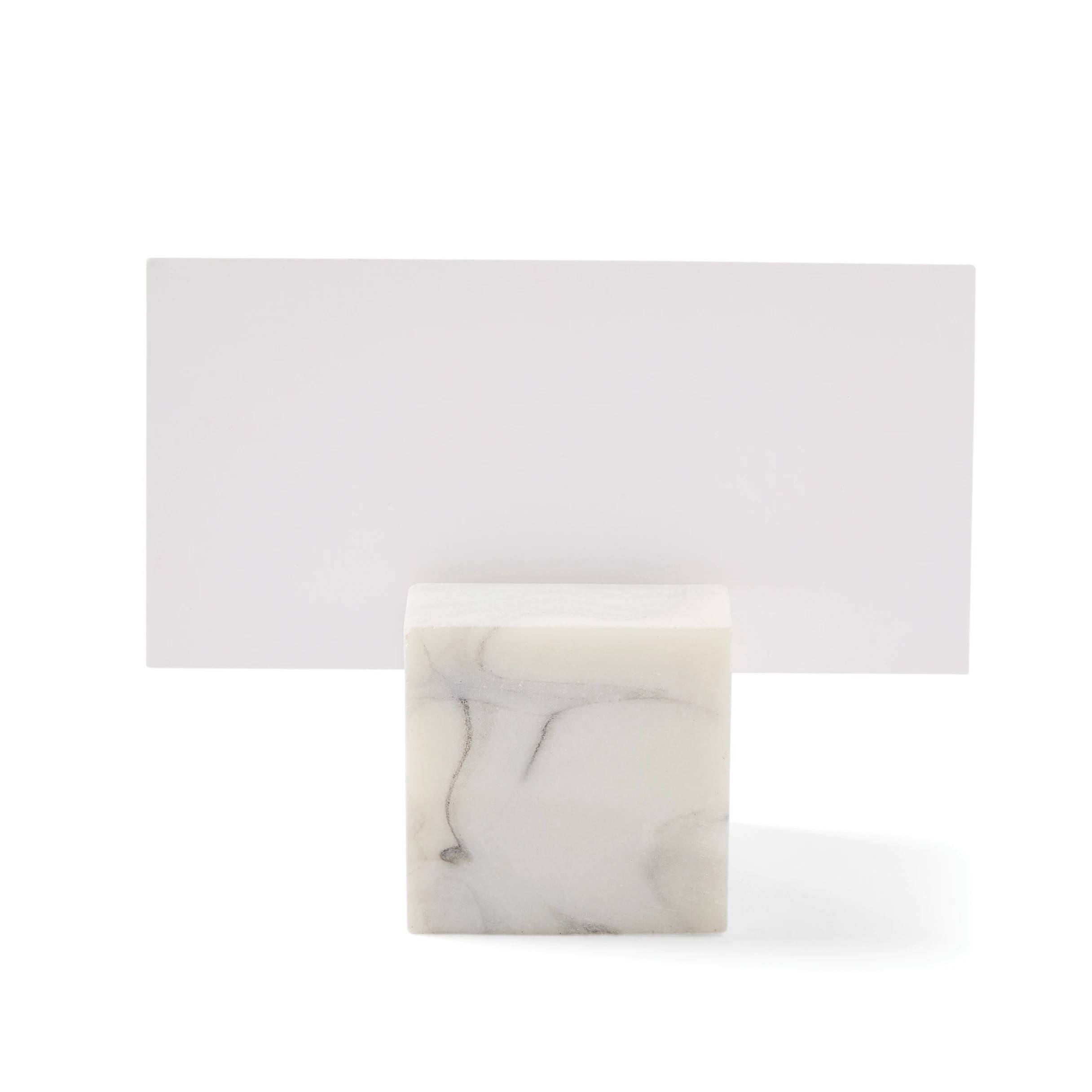 4 4 Pack Marble Look Cube Placecard Holders, 4 of 8