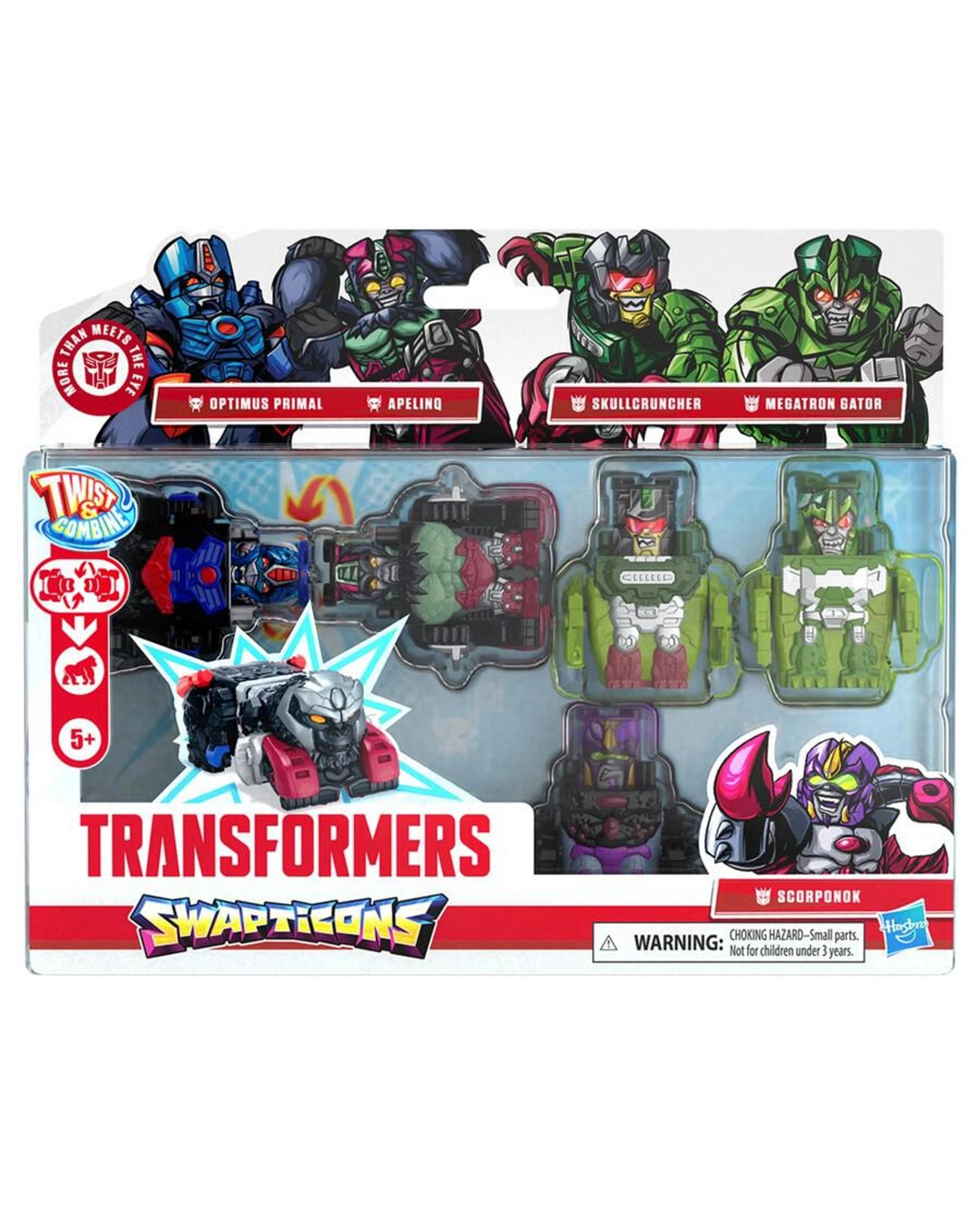 1 Transformers Swapticons Wild Jungle Mission Action Figure 5 Pack, 1 of 4