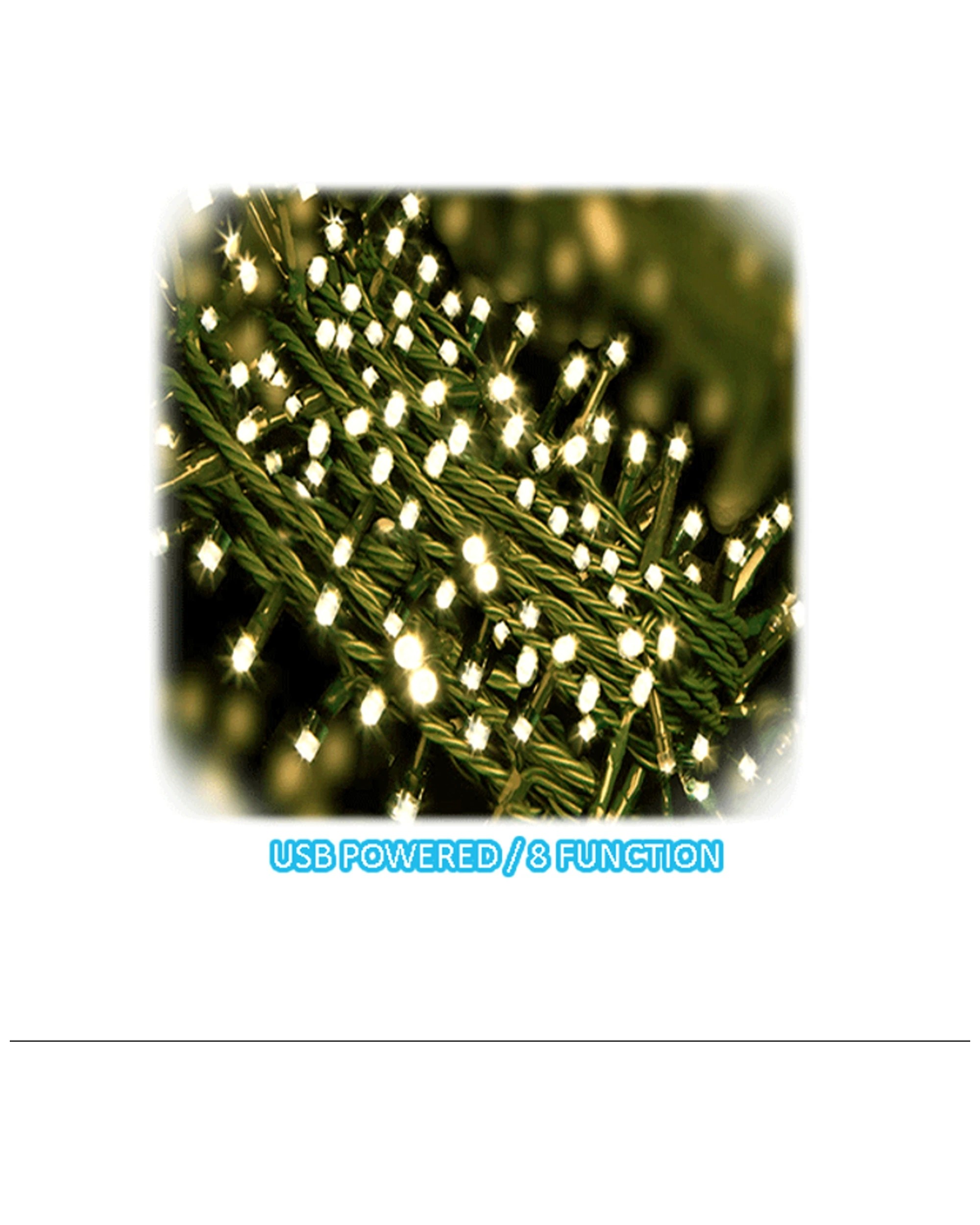 3 Sansai 100 Led Electric Lumini Decorative/christmas String Lights Warm White
 - White, 3 of 3