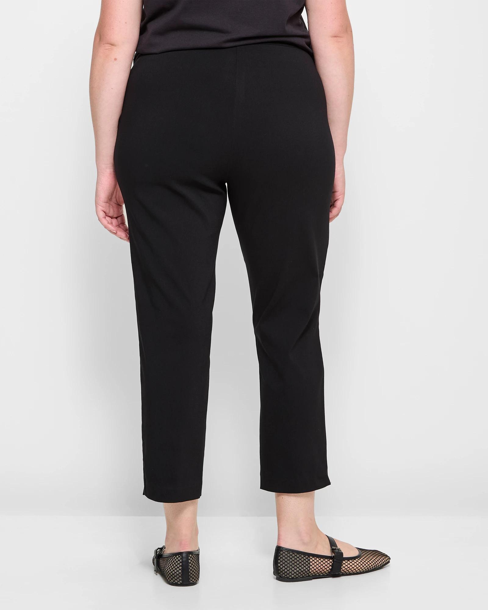 4 Target Plus Size Ankle Length Bengaline Pants - Carrie BLACK, 4 of 5