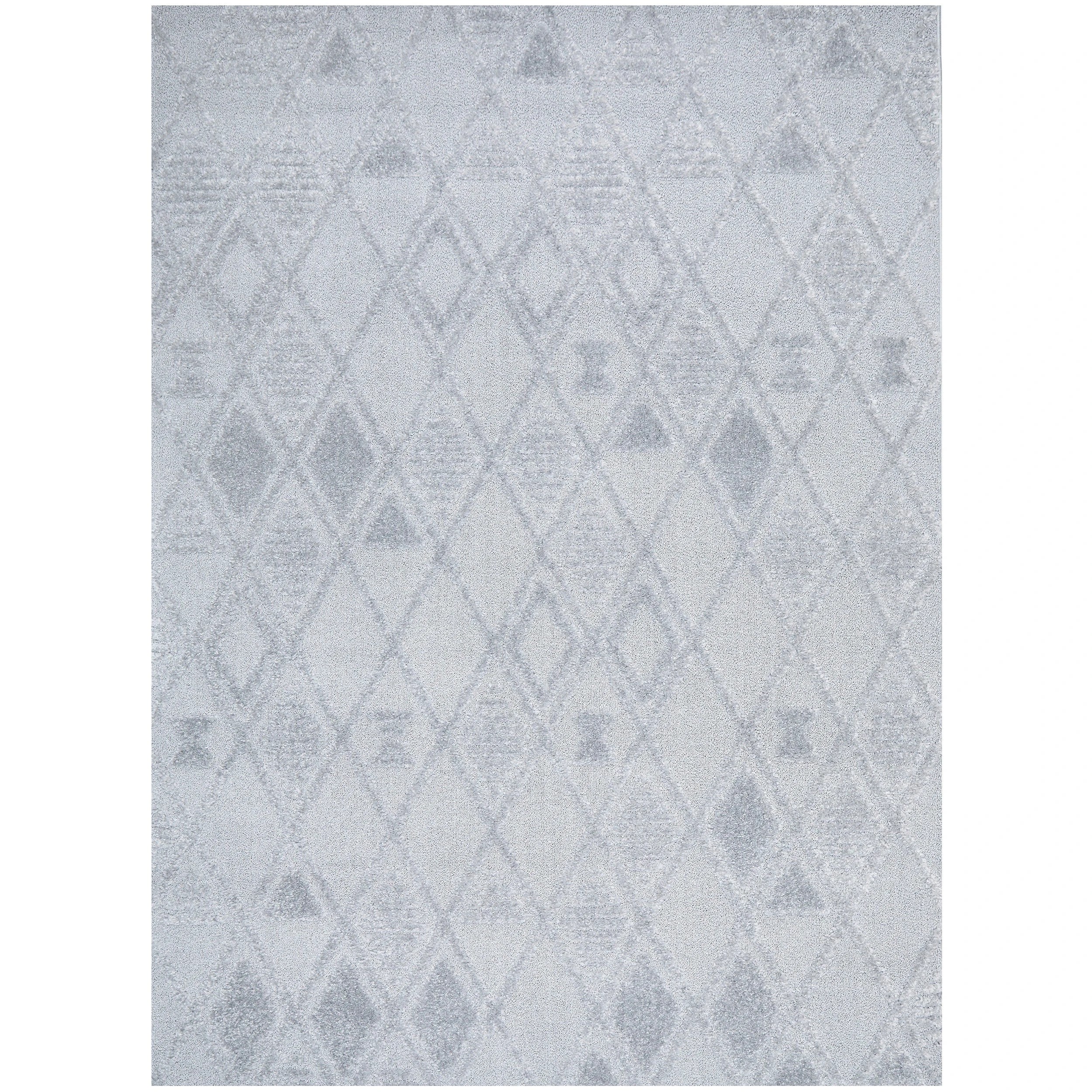 1 Common Ground Rugs Safflower Lisa 400x300cm - Extra Extra Large Floor Rug - Silver, 1 of 7