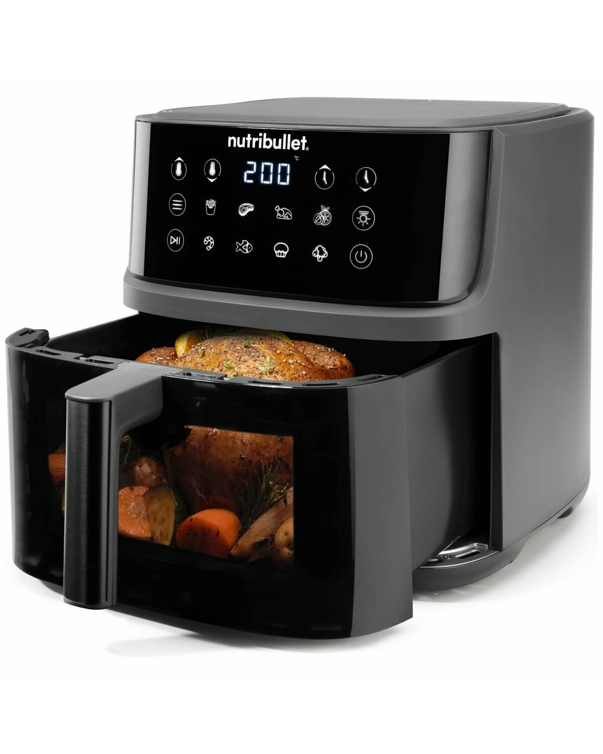 2 NUTRIBULLET 8L CrispLite Vision Air Fryer, 2 of 5