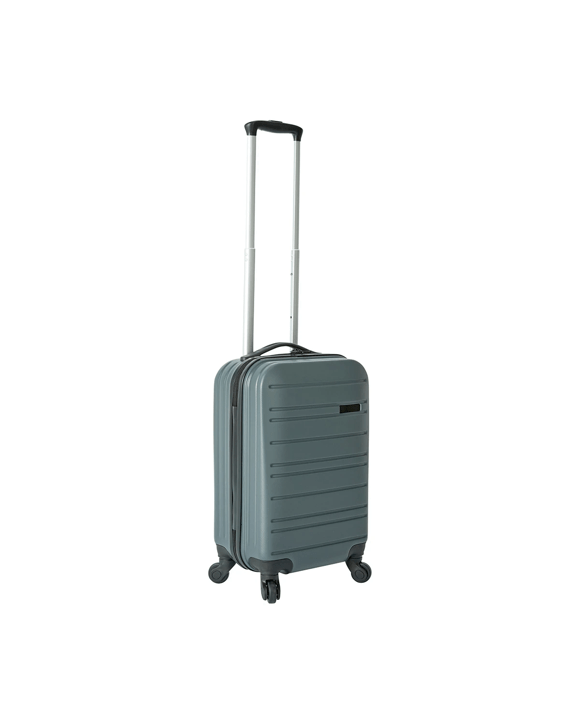 47cm Wheels Carry On Hard Case Charcoal Kmart
