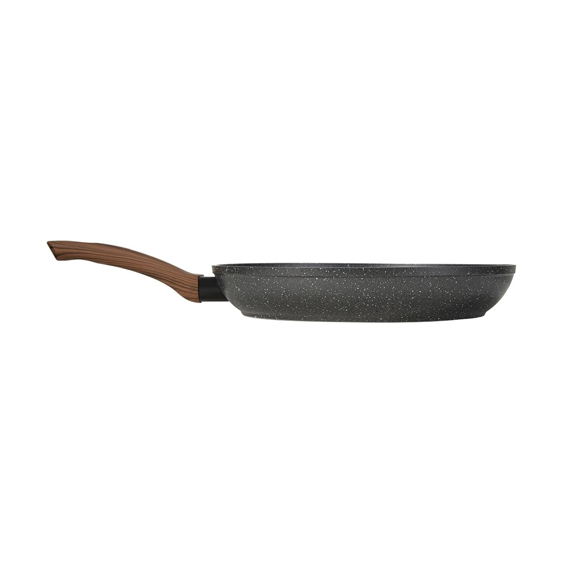 2 32cm Aluminium 4 Layer Non-Stick Frypan - Wood Look, 2 of 4