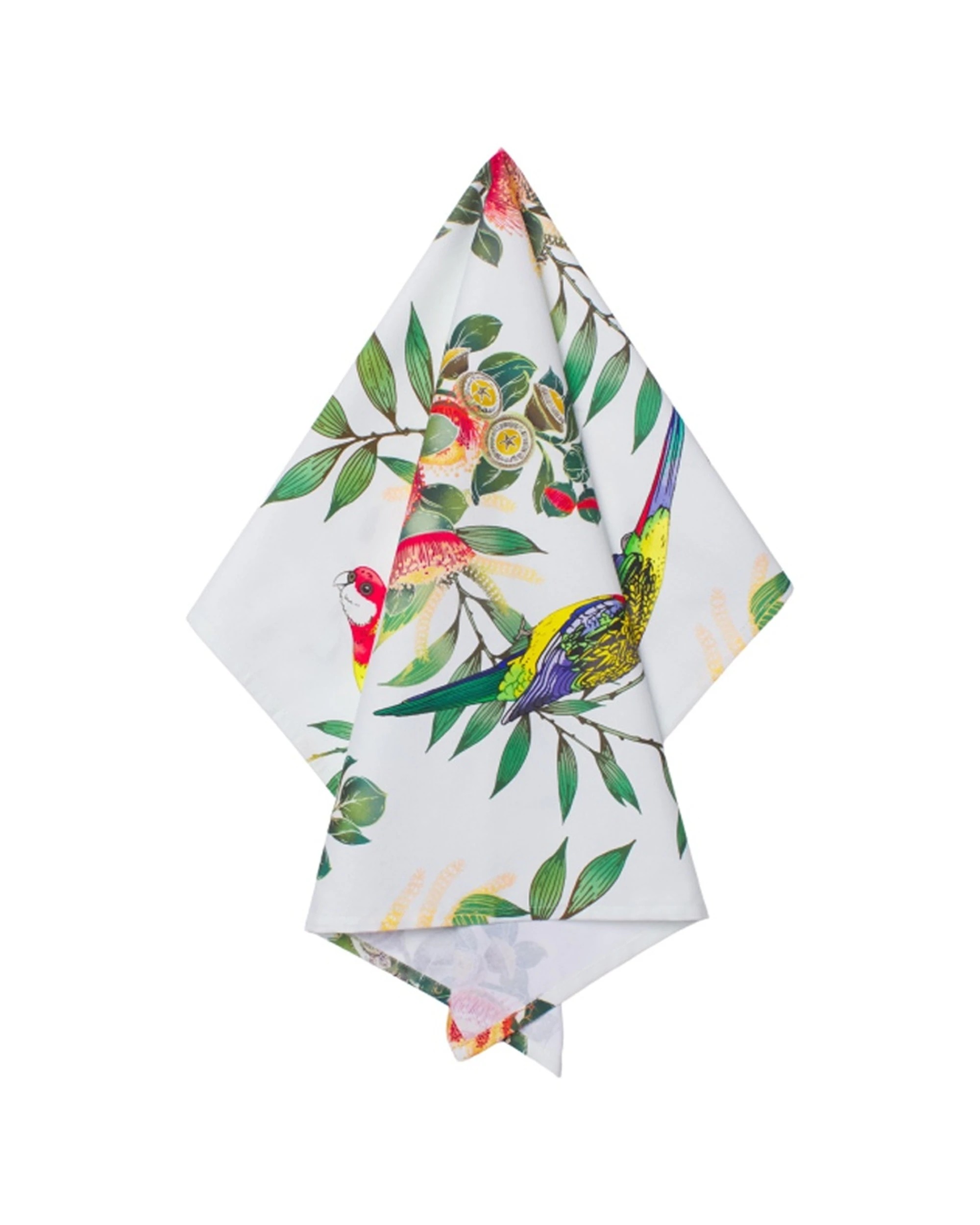 2 Maxwell & Williams Eloise Short Native Grace Eastern Rosella Tea Towel 50x70cm - Multi, 2 of 2