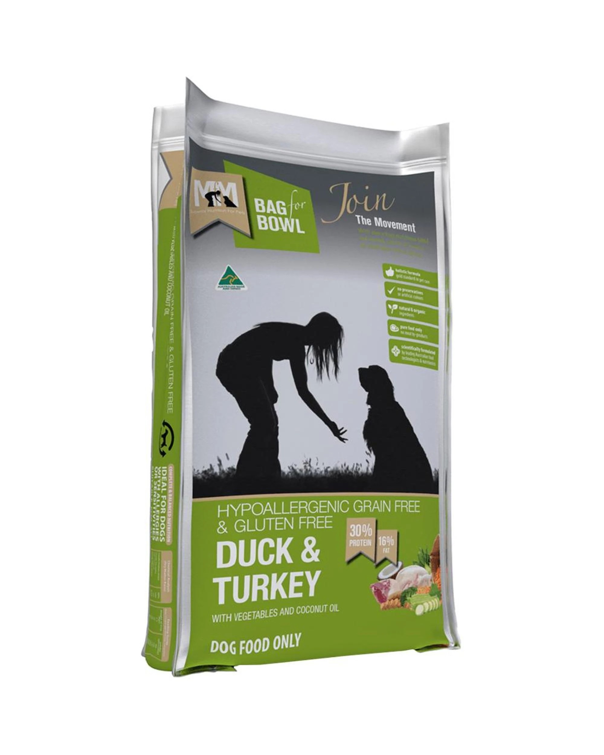 1 MFM Grain Free & Gluten Free Duck & Turkey Dog Food 2.5kg, 1 of 1