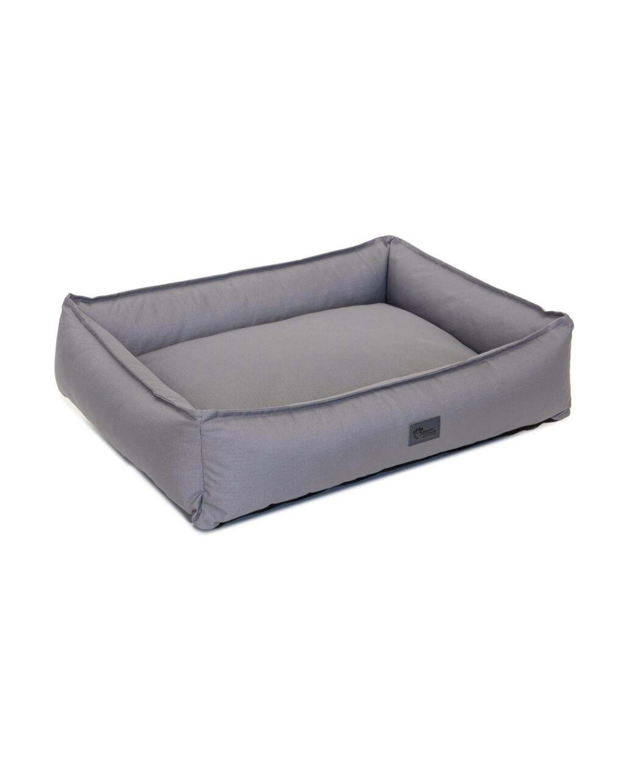6 Superior Pet Goods Ripstop Durable Dog Lounger Bed Steel Grey Large 116cm - Grey, 6 of 10