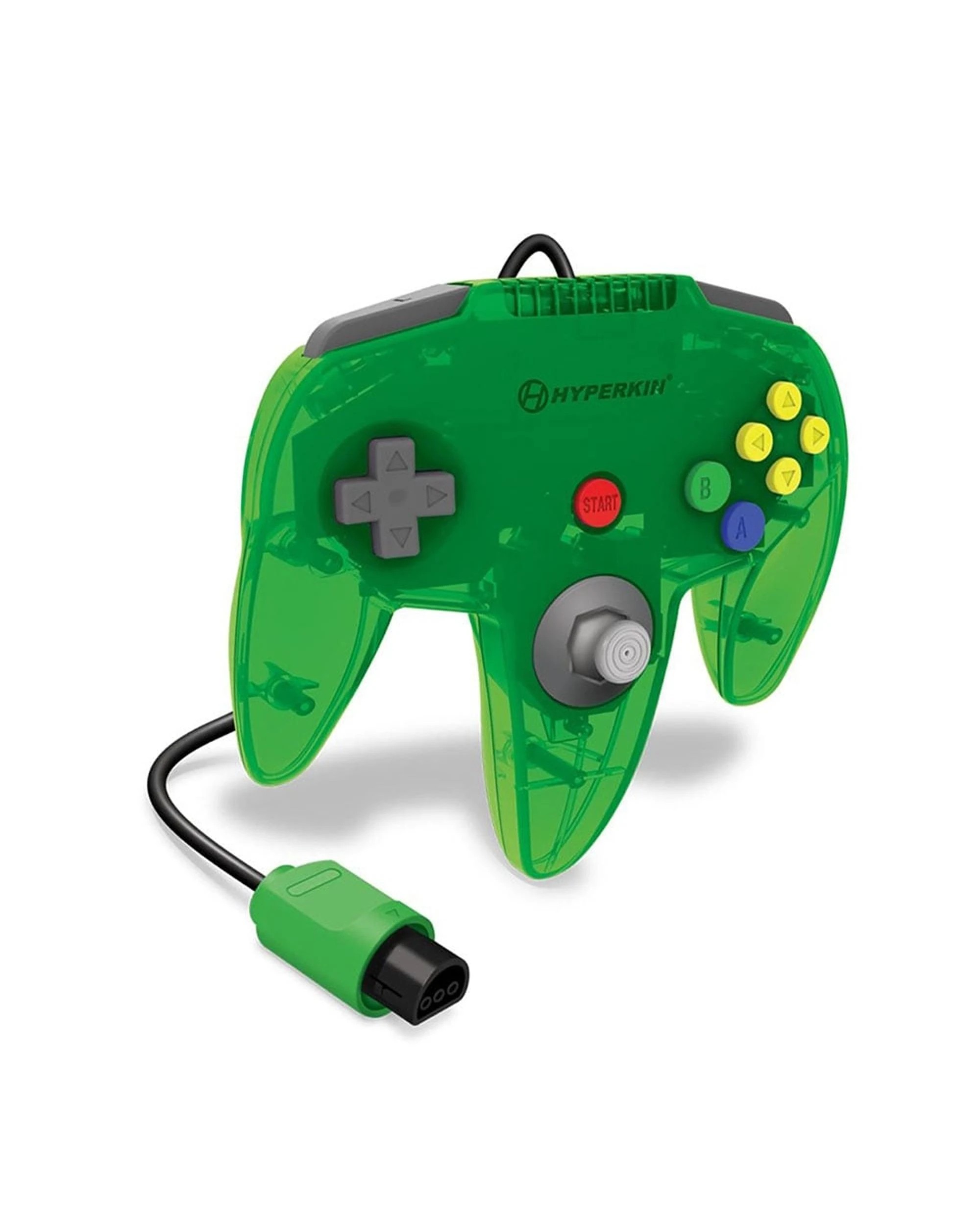2 Hyperkin Captain Premium Controller for N64 Lime Green, 2 of 4