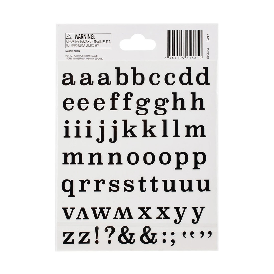7 Alphabet Stickers, 7 of 7