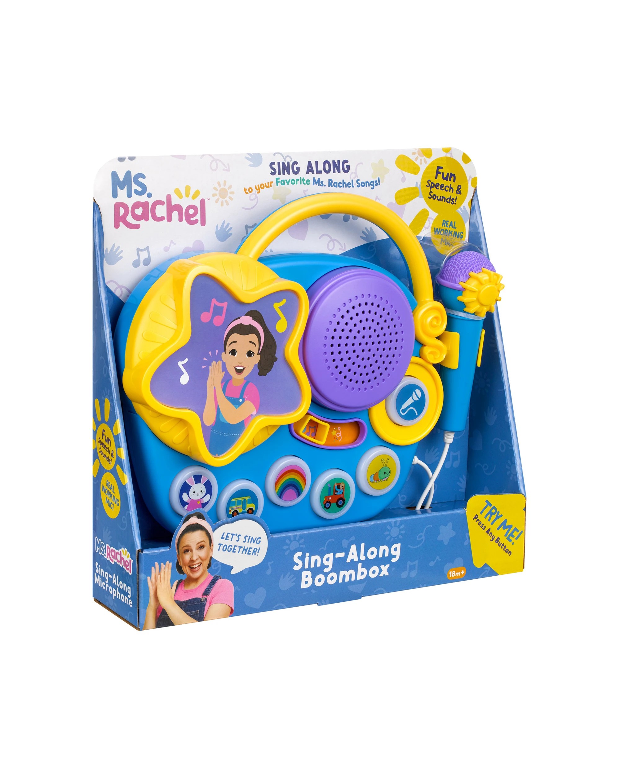 2 Ms Rachel - Sing-Along Boombox, Activity Toy, 3 years+, 2 of 7