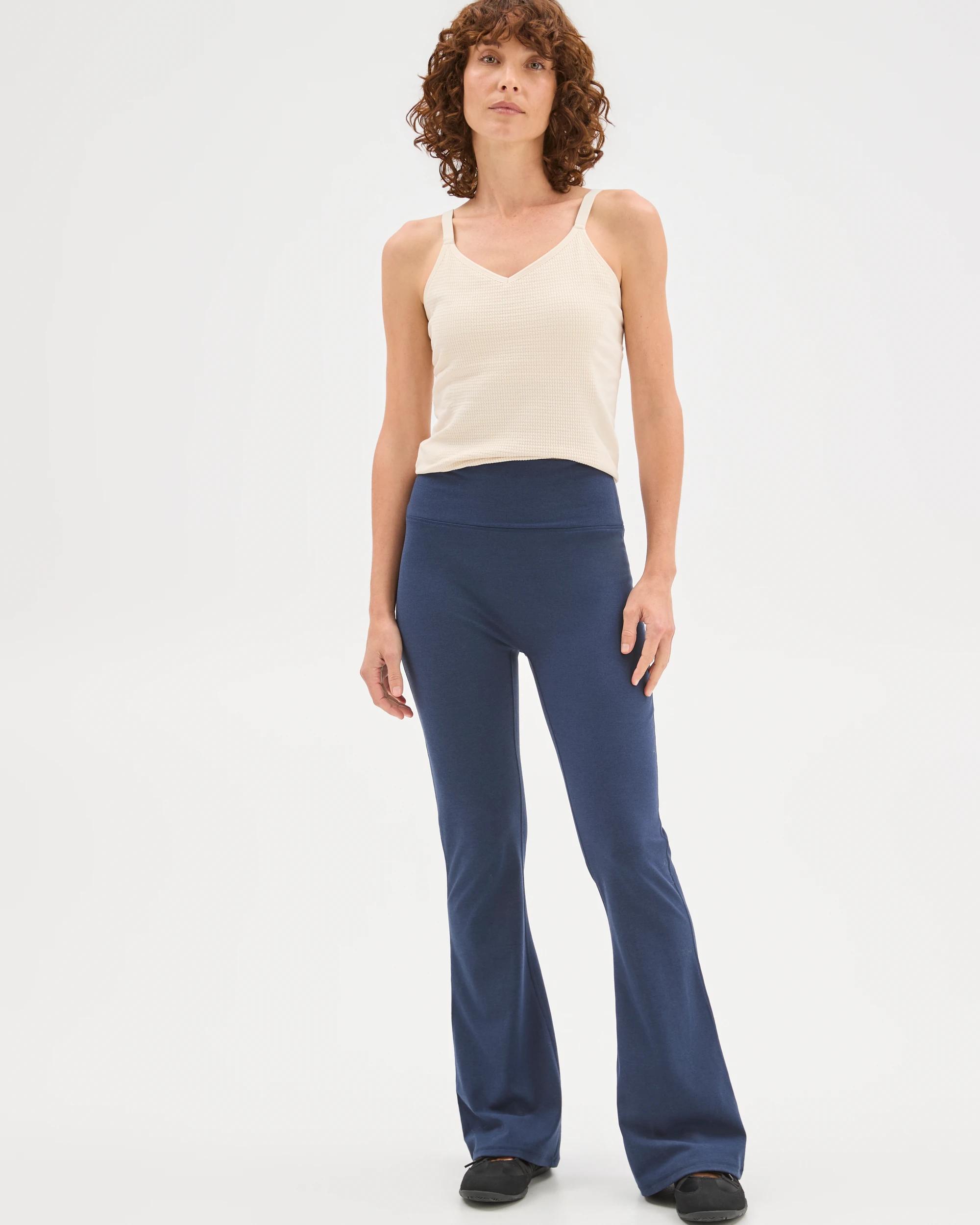 1 Target Active Studio Soft Yoga Flare Pants NAVY MARLE, 1 of 7