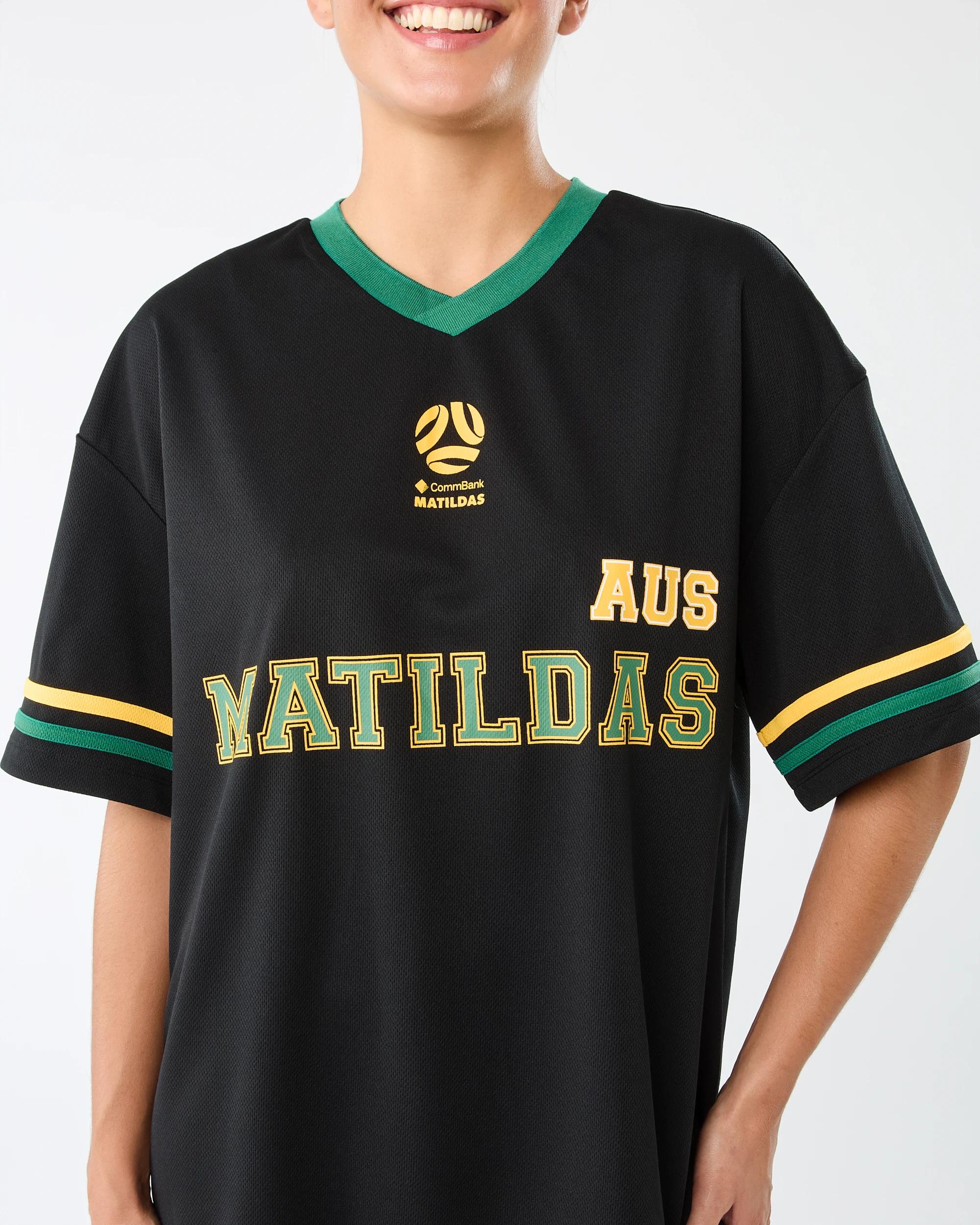 4 Matildas Adult T-shirt Black, 4 of 6