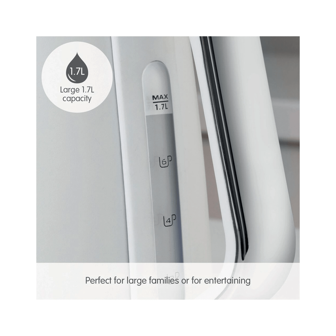 2 Morphy Richards Illumination 1.7 L Electric Kettle 2200w Water Boiling Jug - White, 2 of 10