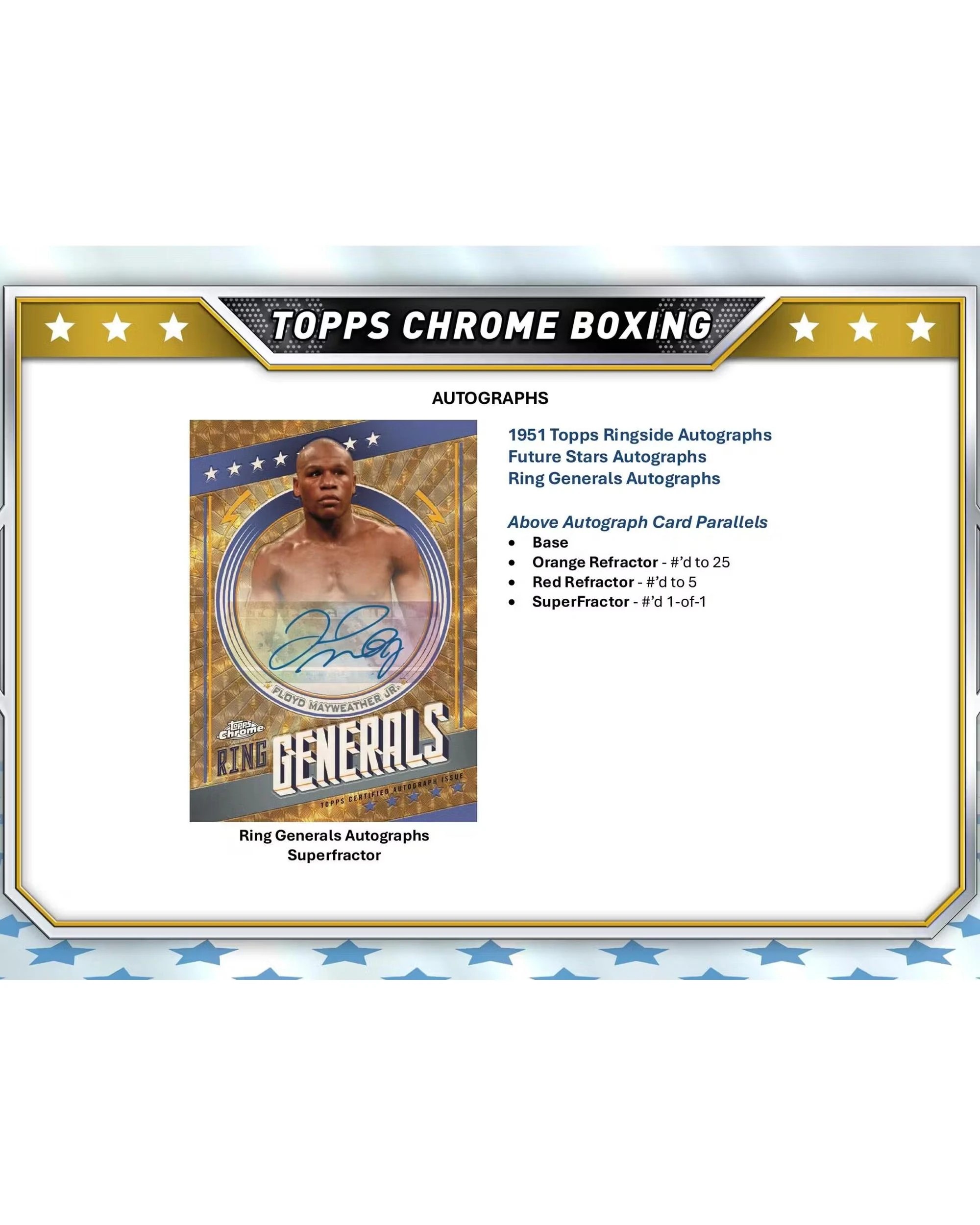 6 Topps 2024 Chrome Boxing Hobby Box, 6 of 10