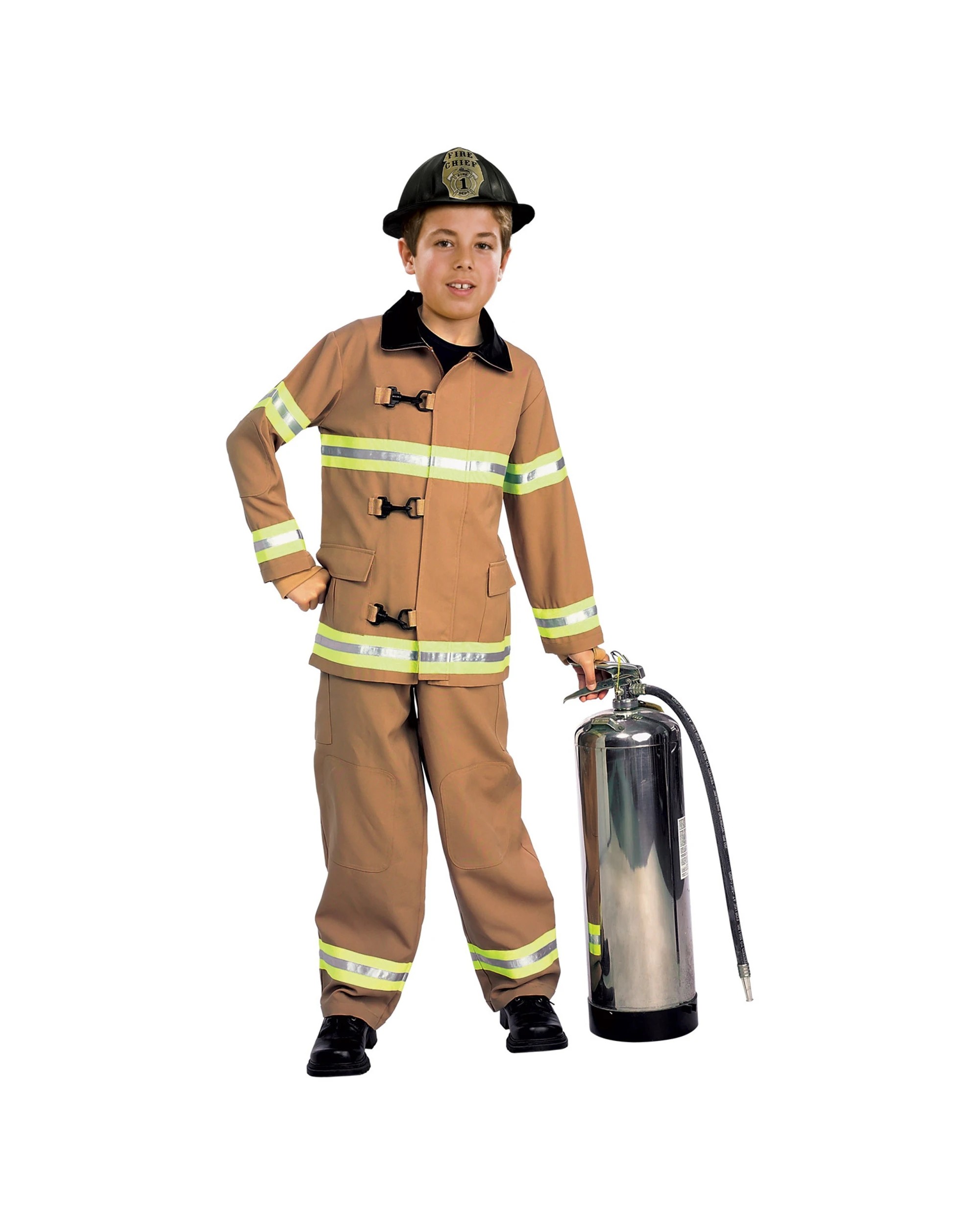 1 Rubies Fire Fighter Boys Dress Up Costume Size S - Multi, 1 of 3