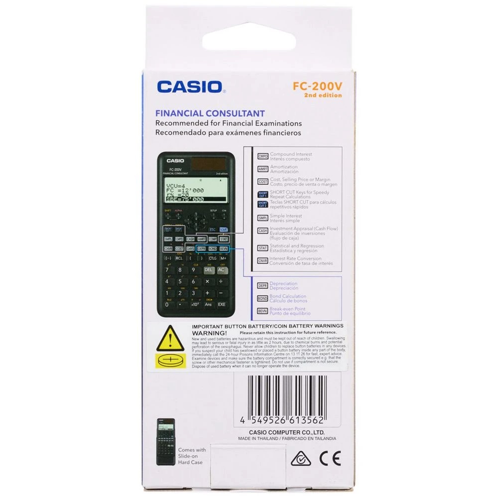 4 Casio FC200V2 Financial Calculator, 4 of 4