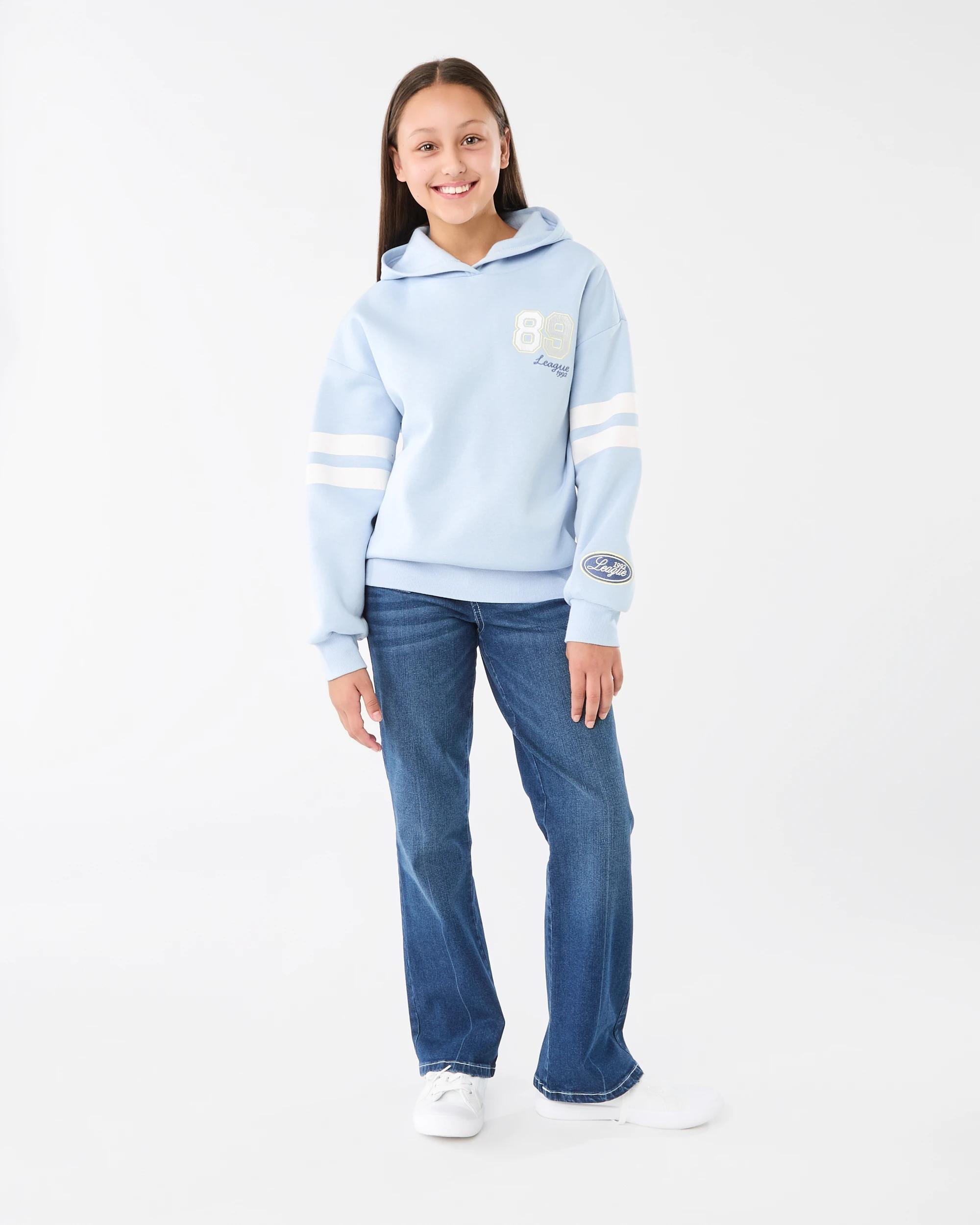 6 Oversized Hoodie Blu Slogan, 6 of 7