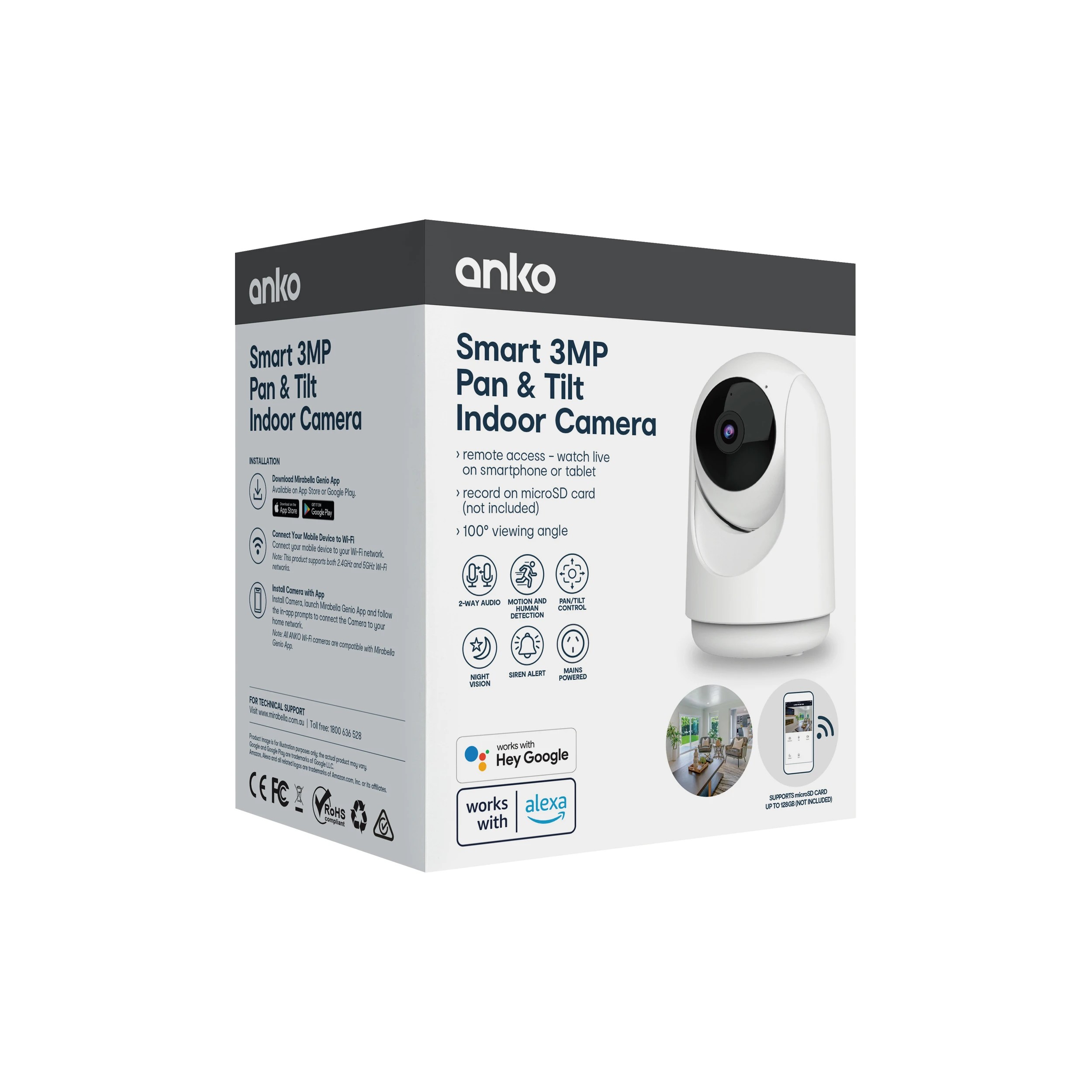 6 Indoor Pan and Tilt Camera, 6 of 6