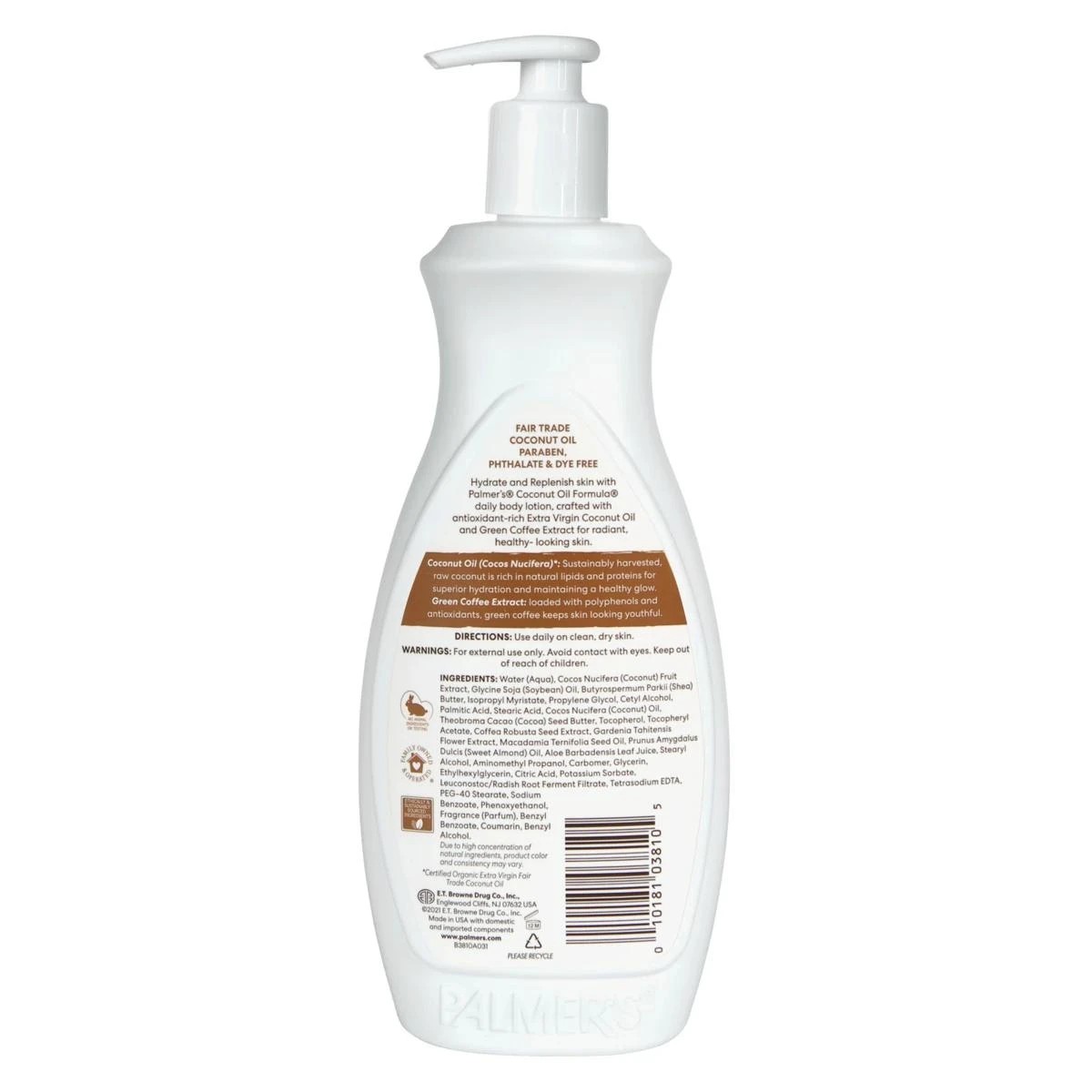 3 Palmers Coconut Oil Formula Daily Body Lotion , Vitamin E & Coconut - Palmer's - Brown, 3 of 4