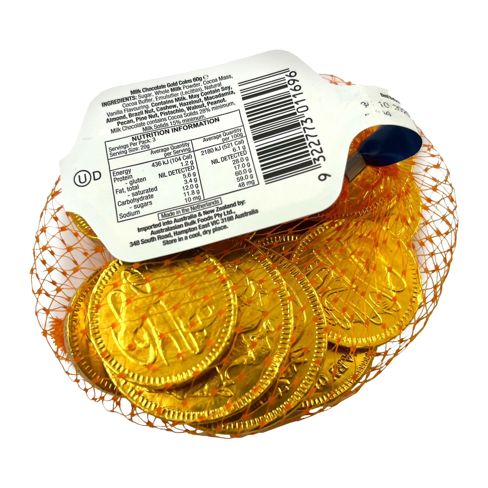 2 Pirates Treasure Chocolate Coins in Bag - 60g, 2 of 2
