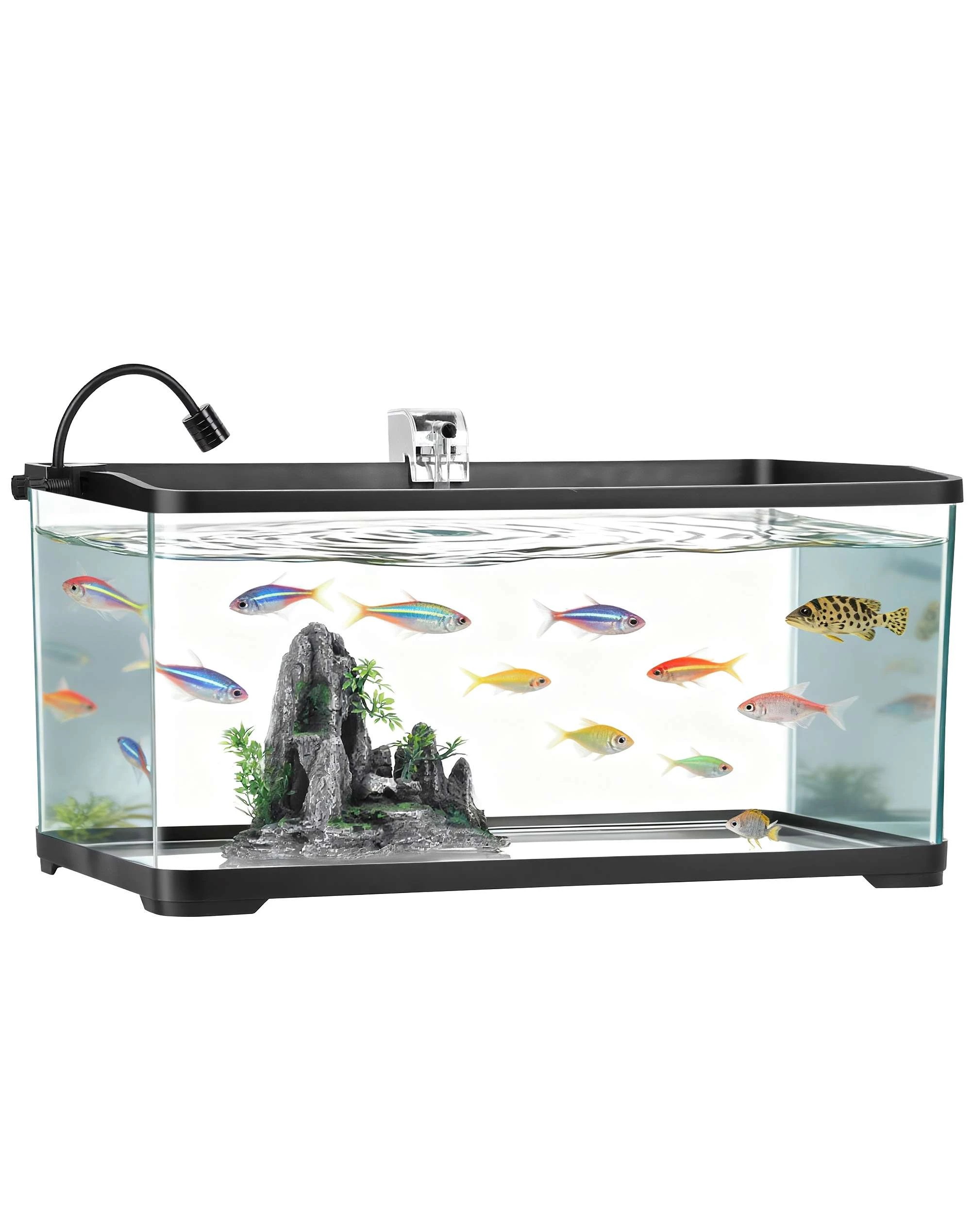 4 Advwin 50L Fish Tank Aquarium Kit with Light, 4 of 8