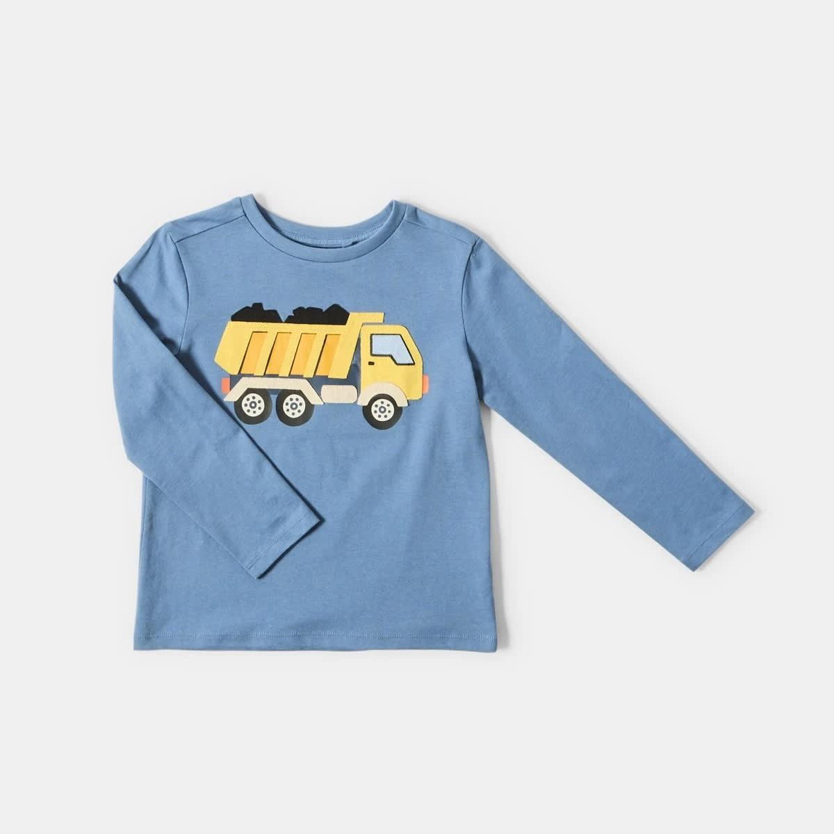 7 Long Sleeve Applique T-shirt Cblue Trck, 7 of 8