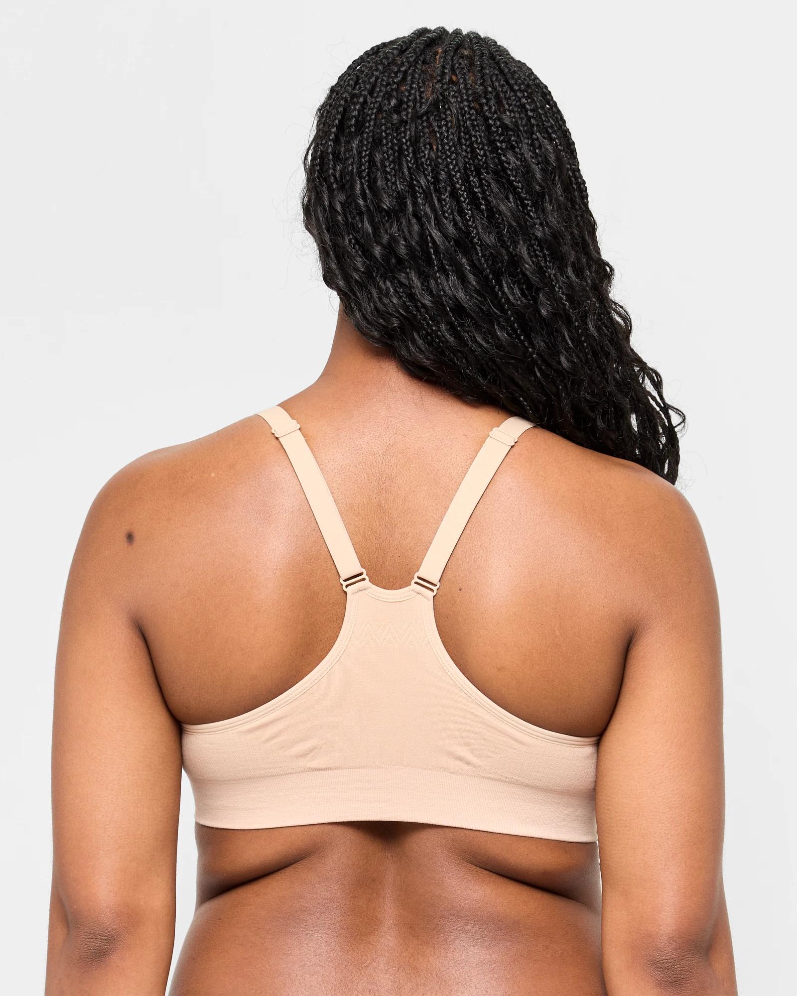 3 Target Maternity Organic Cotton Seamfree Racerback Nursing Crop Top NATURAL, 3 of 3