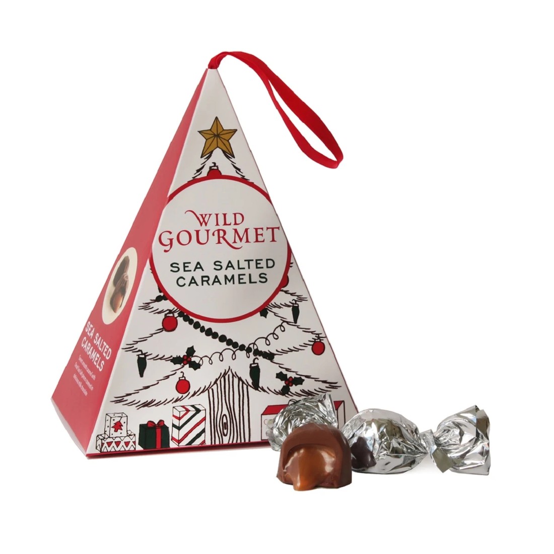 2 Wild Gourmet Tree Hanger Gift Box with Sea Salted Caramels 112g, 2 of 2