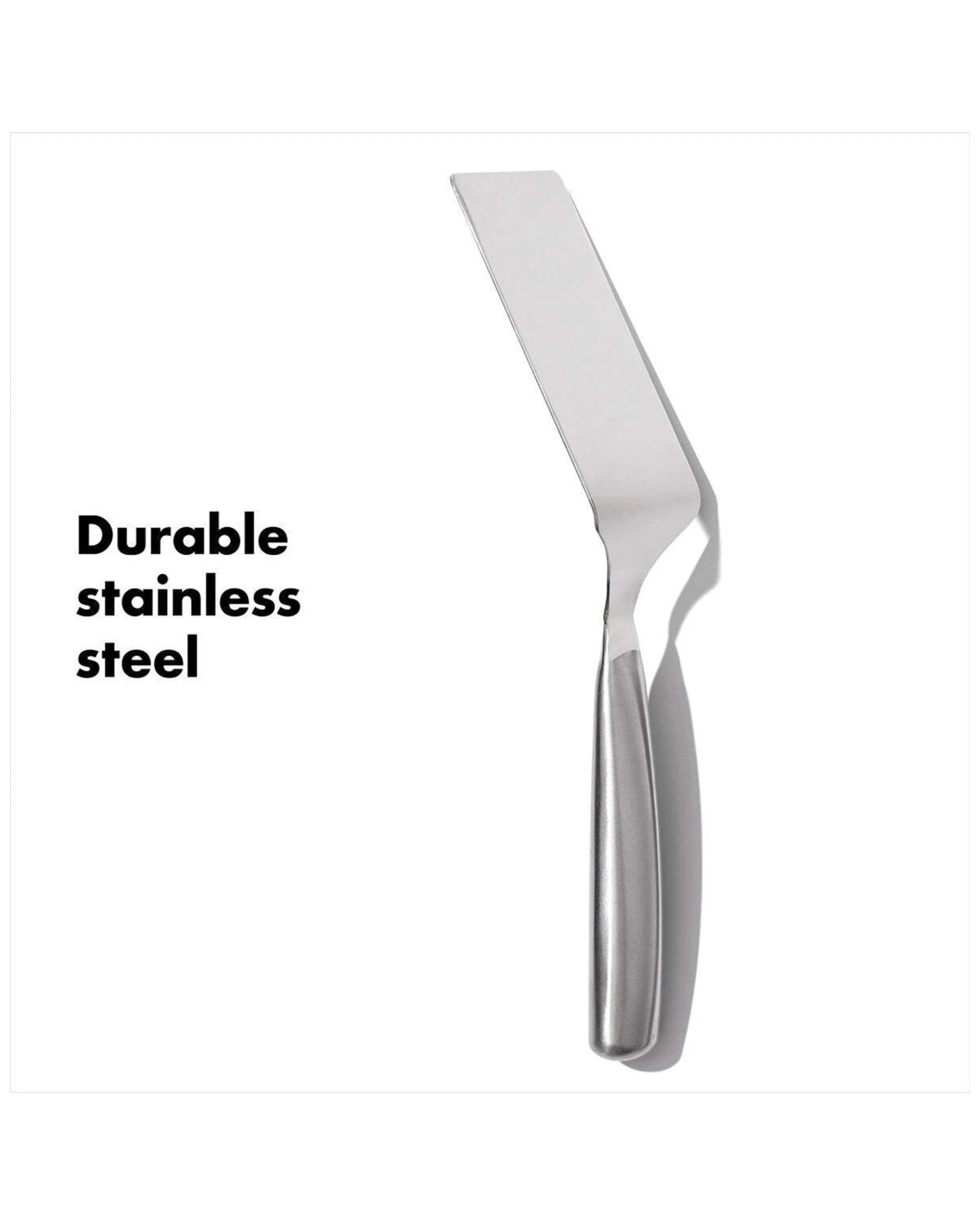 3 Oxo Lasagne Server 27.31cm Stainless Steel Serving Utensil Angled Handle - Silver, 3 of 9
