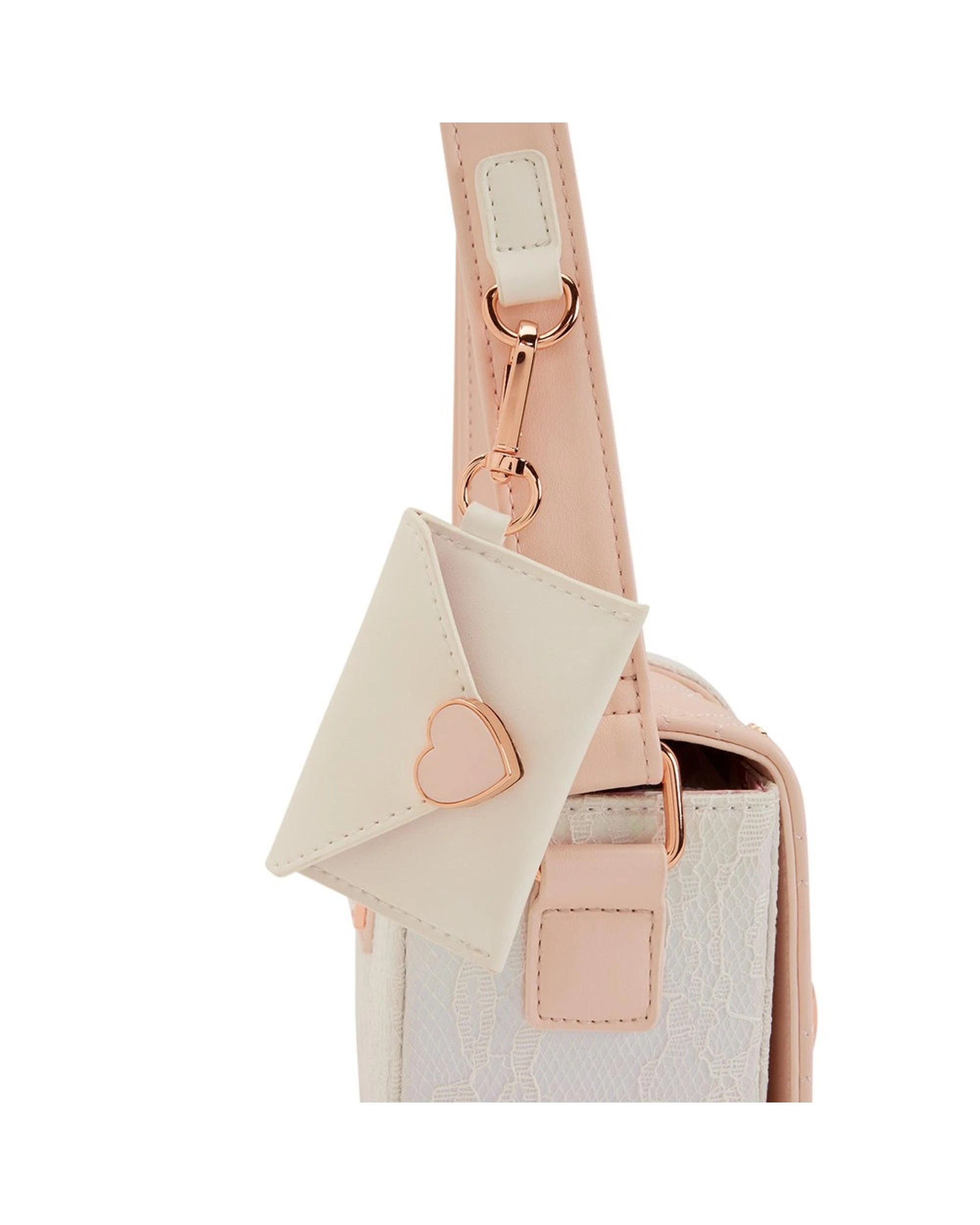 4 Loungefly Heart Envelope Crossbody Bag with Coin Bag, 4 of 6