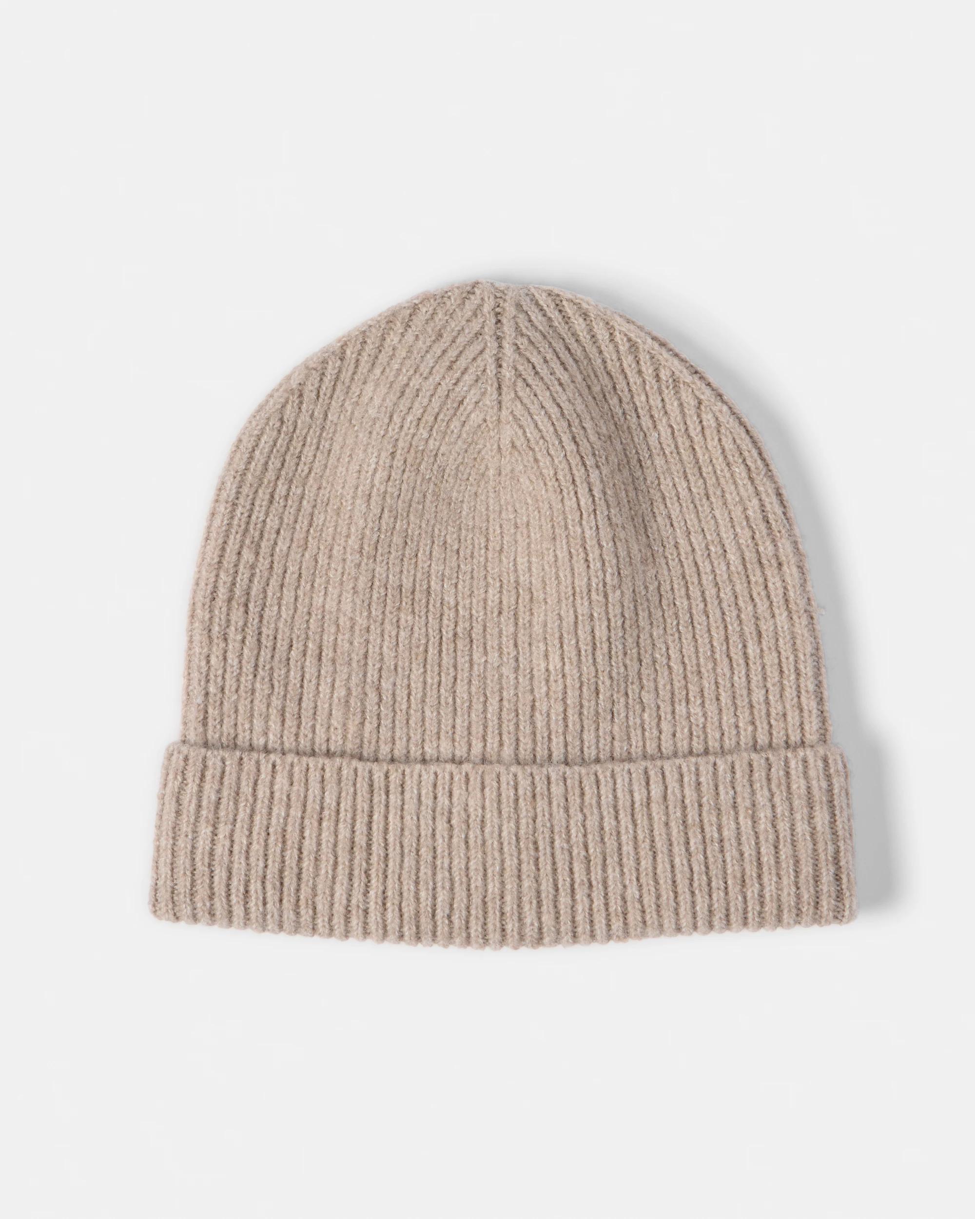 1 Fine Knit Beanie Bge Otml, 1 of 3