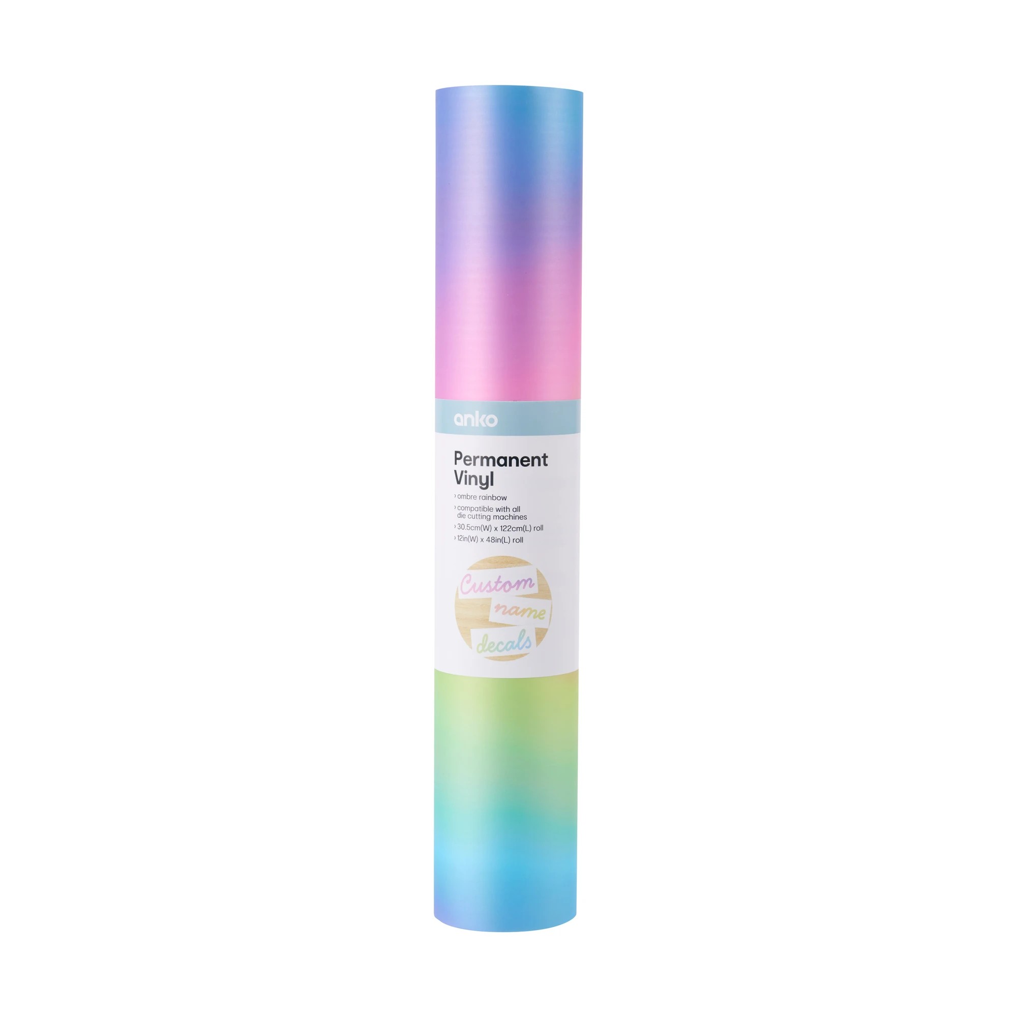 1 Permanent Vinyl - Ombre Rainbow, 1 of 4